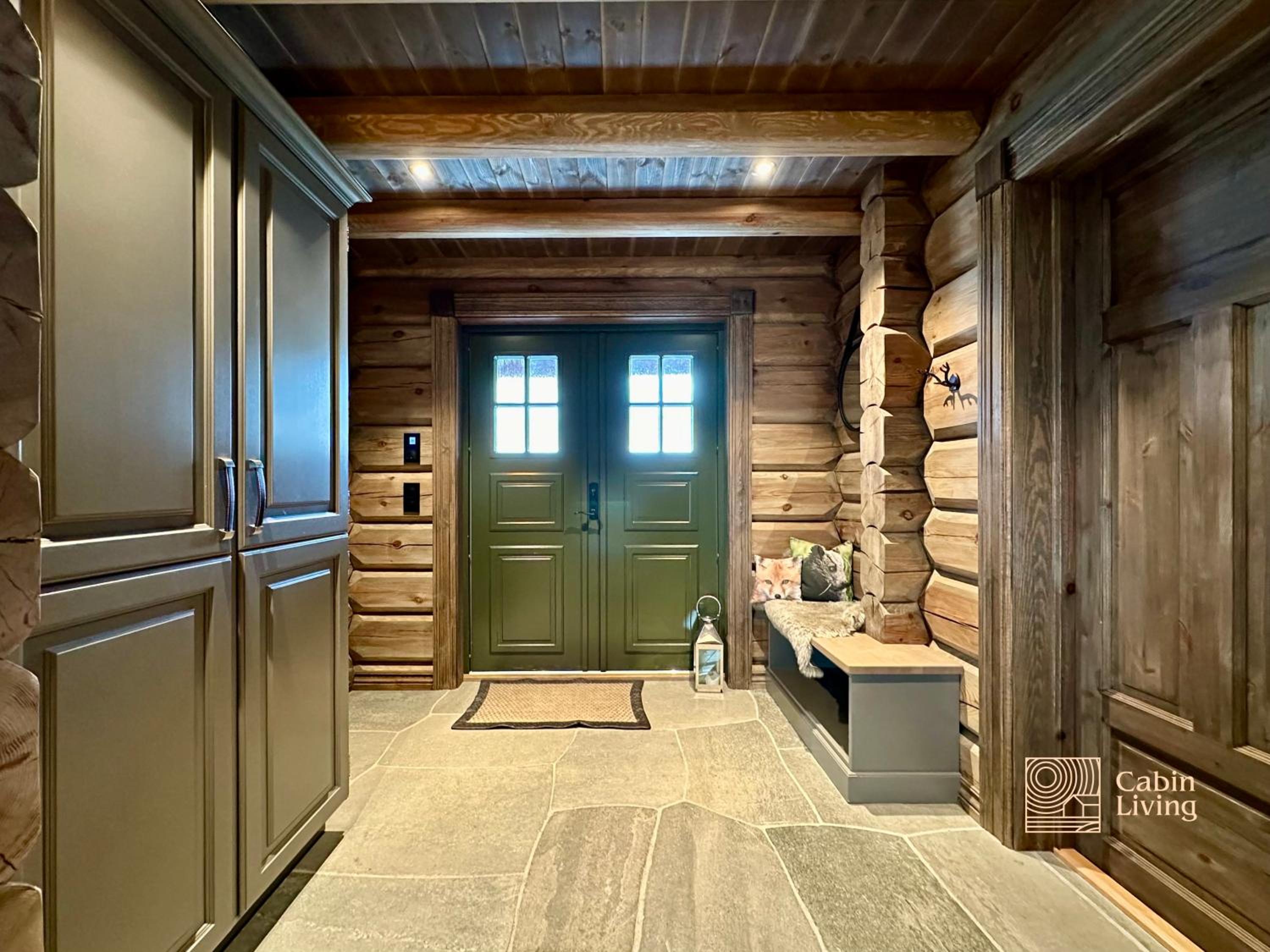 New log cabin with sauna, waxing shed & bench at Sjusjøen