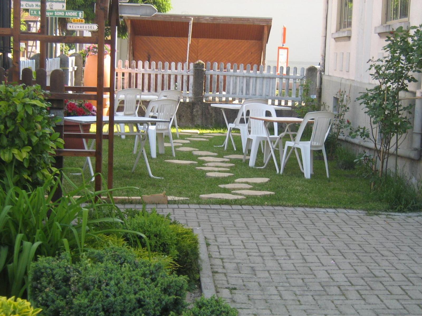 outdoor BBQ area
