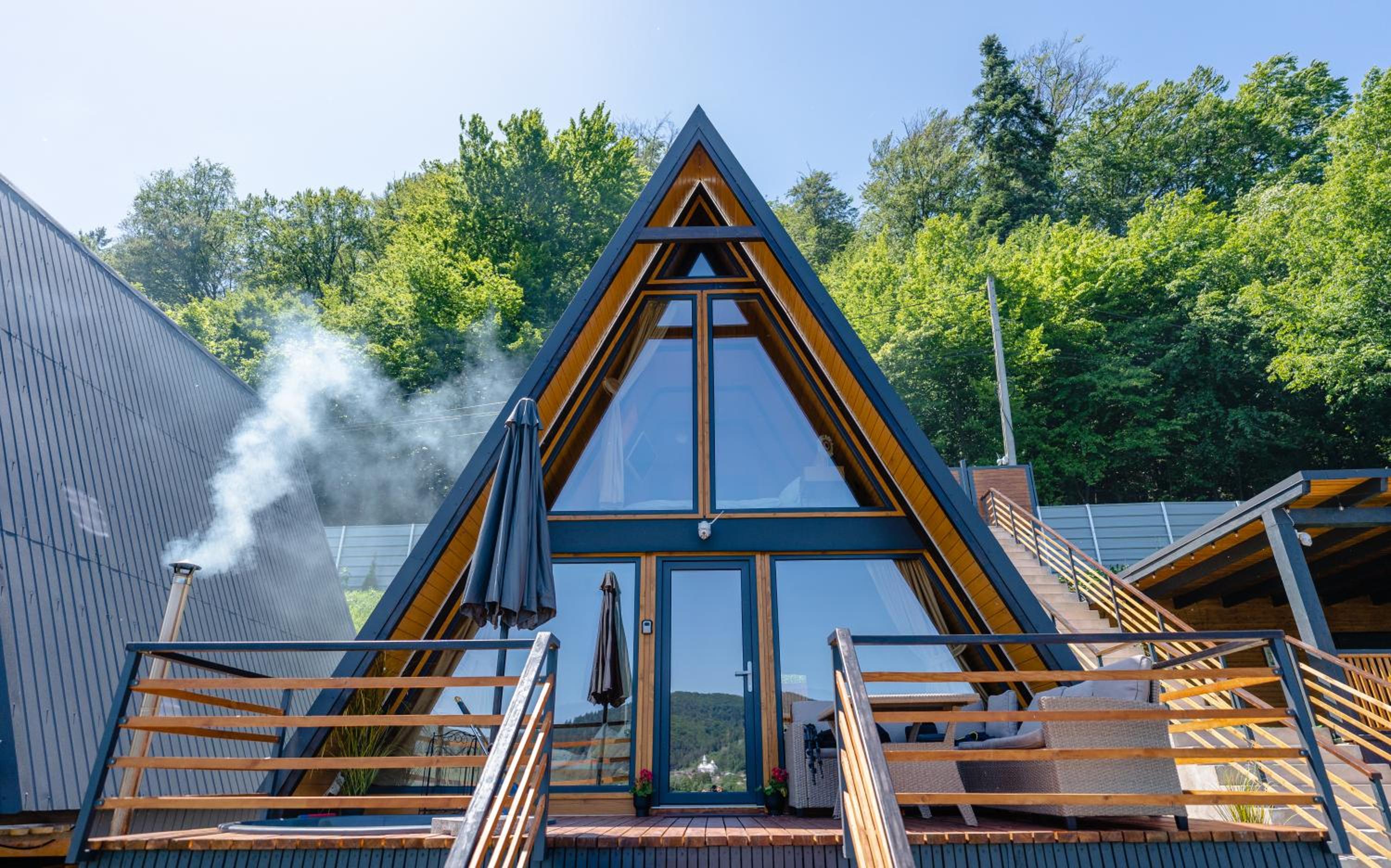 Chalet by the lake view 2