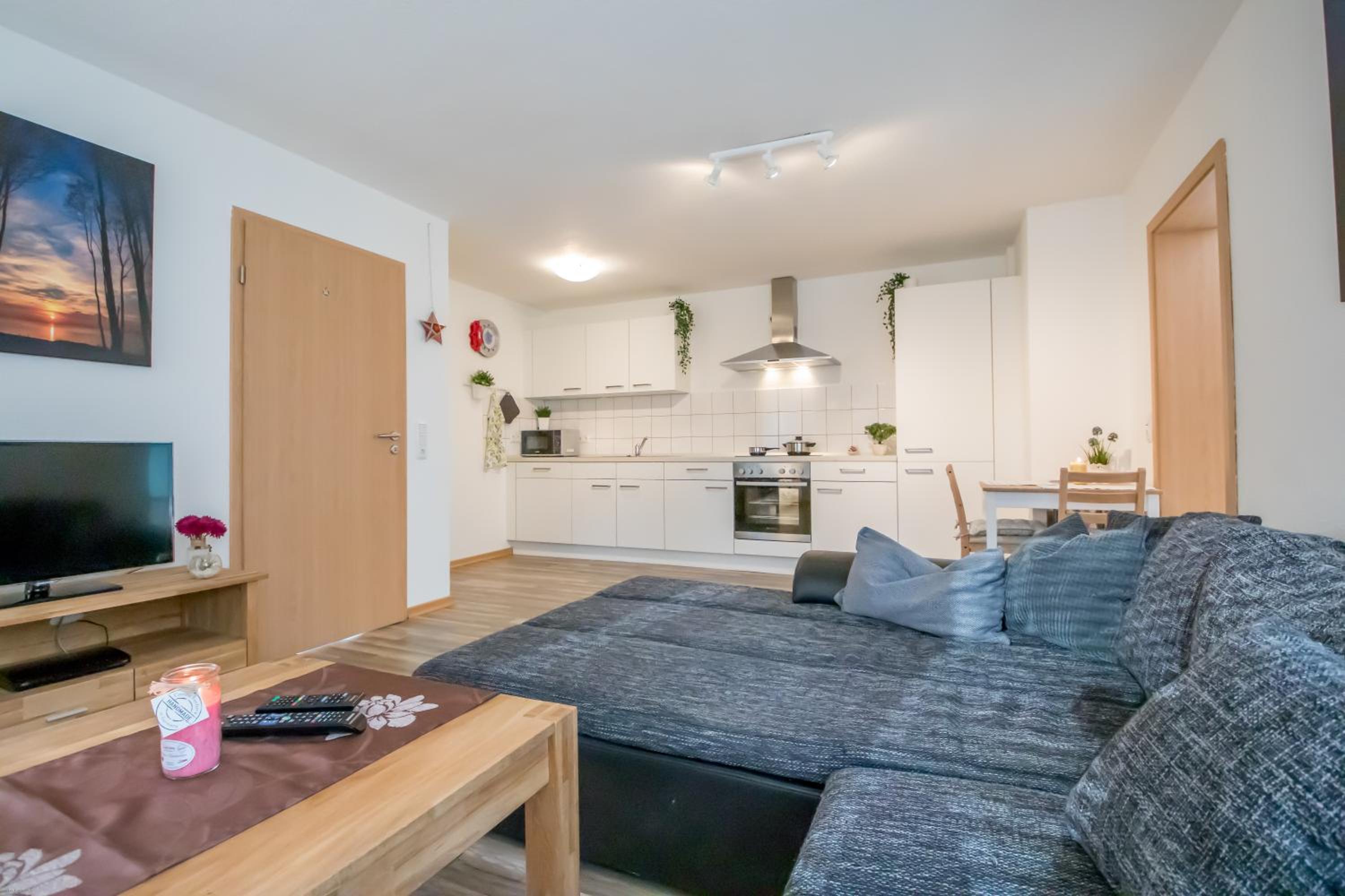 Ferienwohnung Werrablick Hedemünden - Gartenbenutzung mit Grill - WLAN