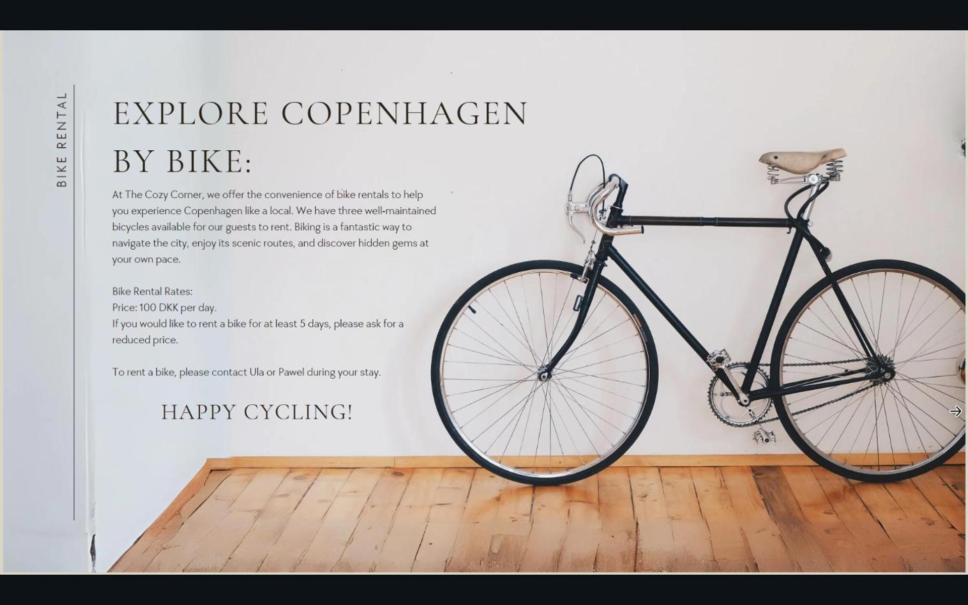 Cosy room in residential part of Copenhagen, with free street parking and shared bathroom