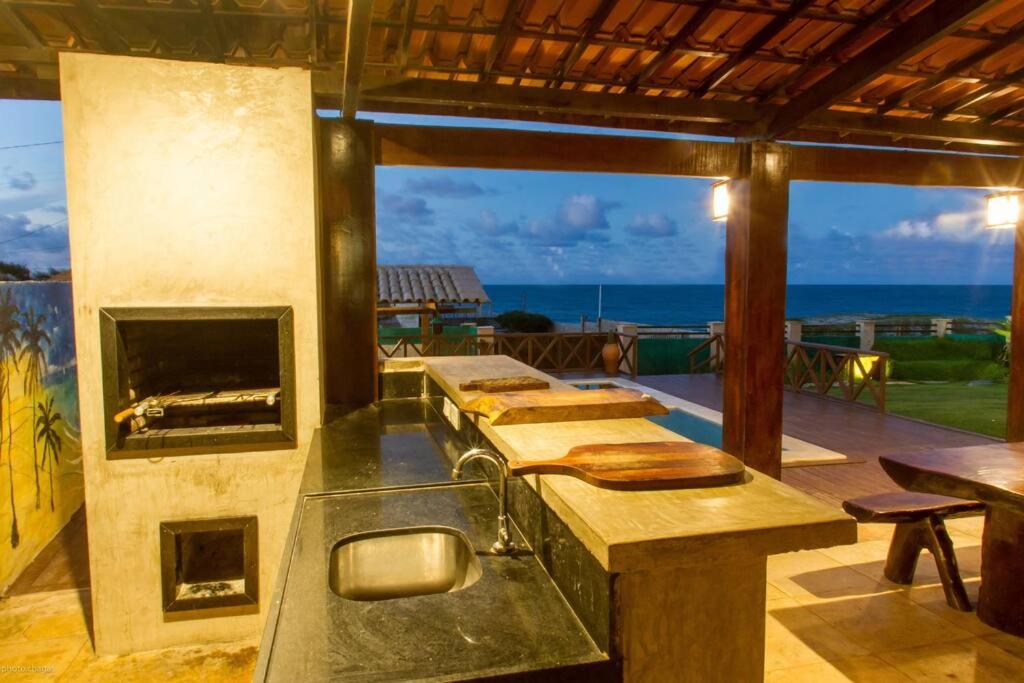 Casa duplex em frente ao mar