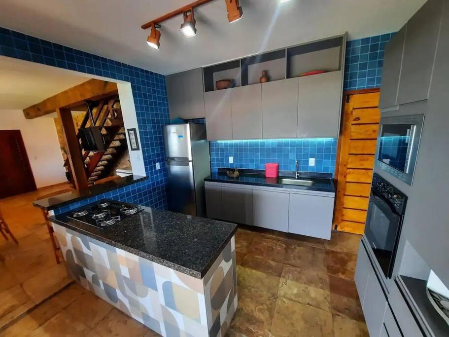 Casa duplex em frente ao mar