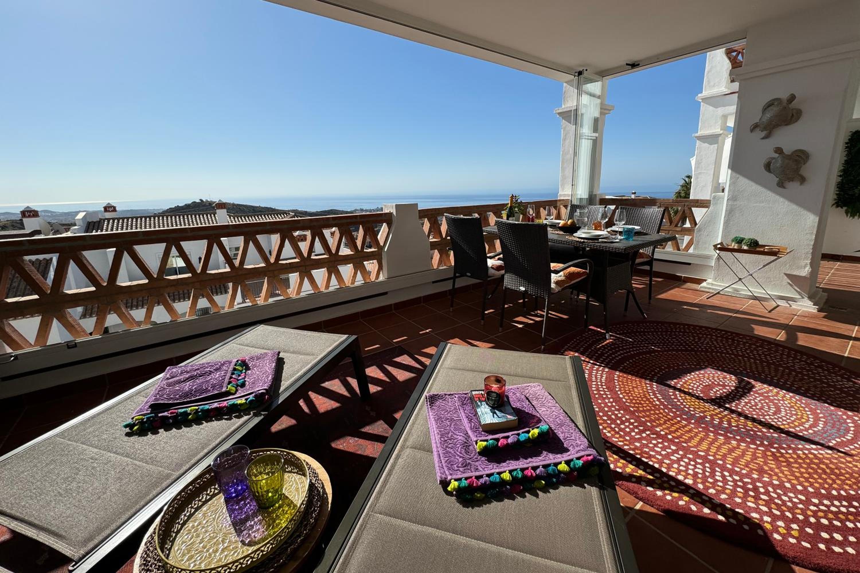 Pool Calahonda Palmeras with Sea View - Happy Rentals en Mijas Costa