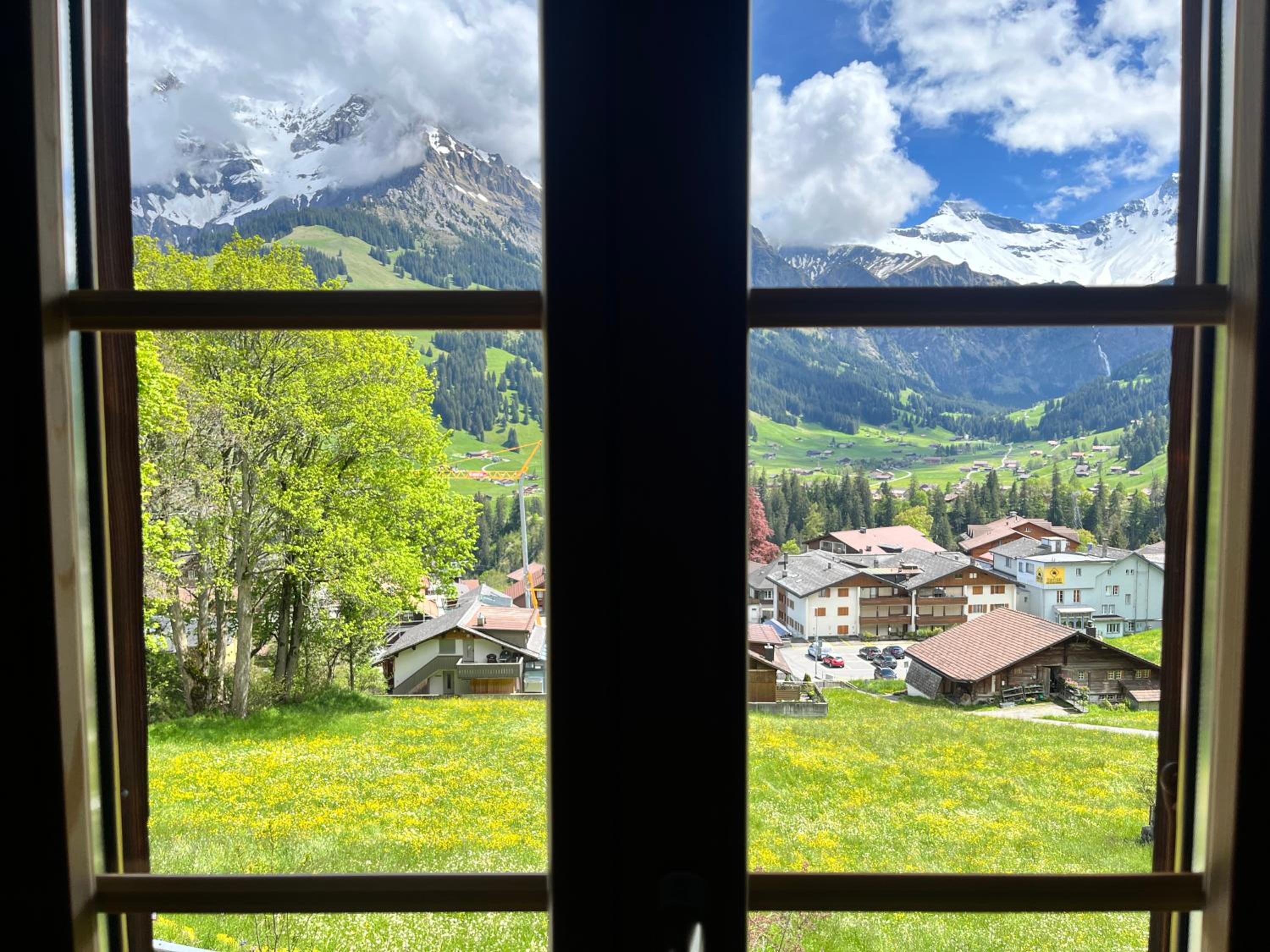 zentrale, gemütliche Wohnung im Schweizer Stil I Bergblick