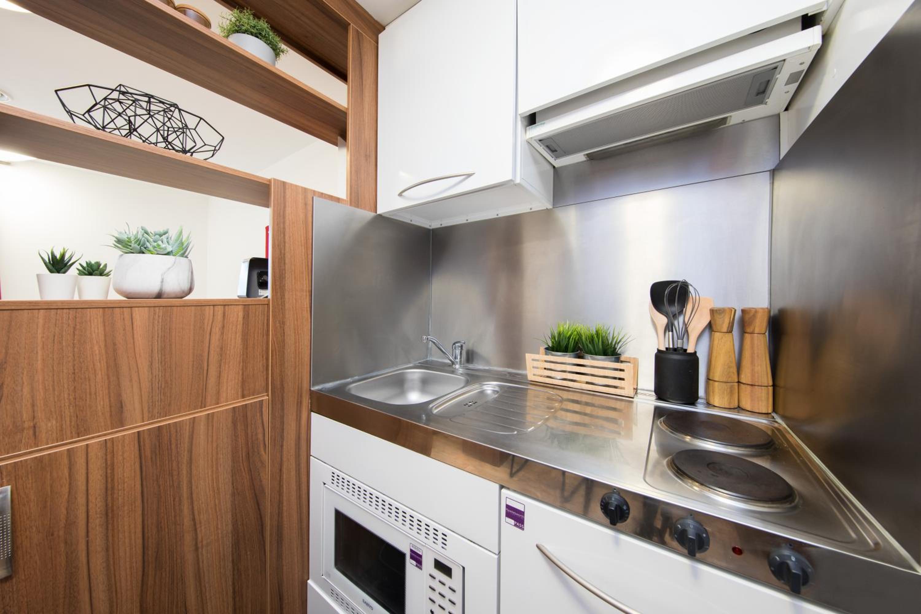 Student Only Studio with Modern Kitchen and Bath