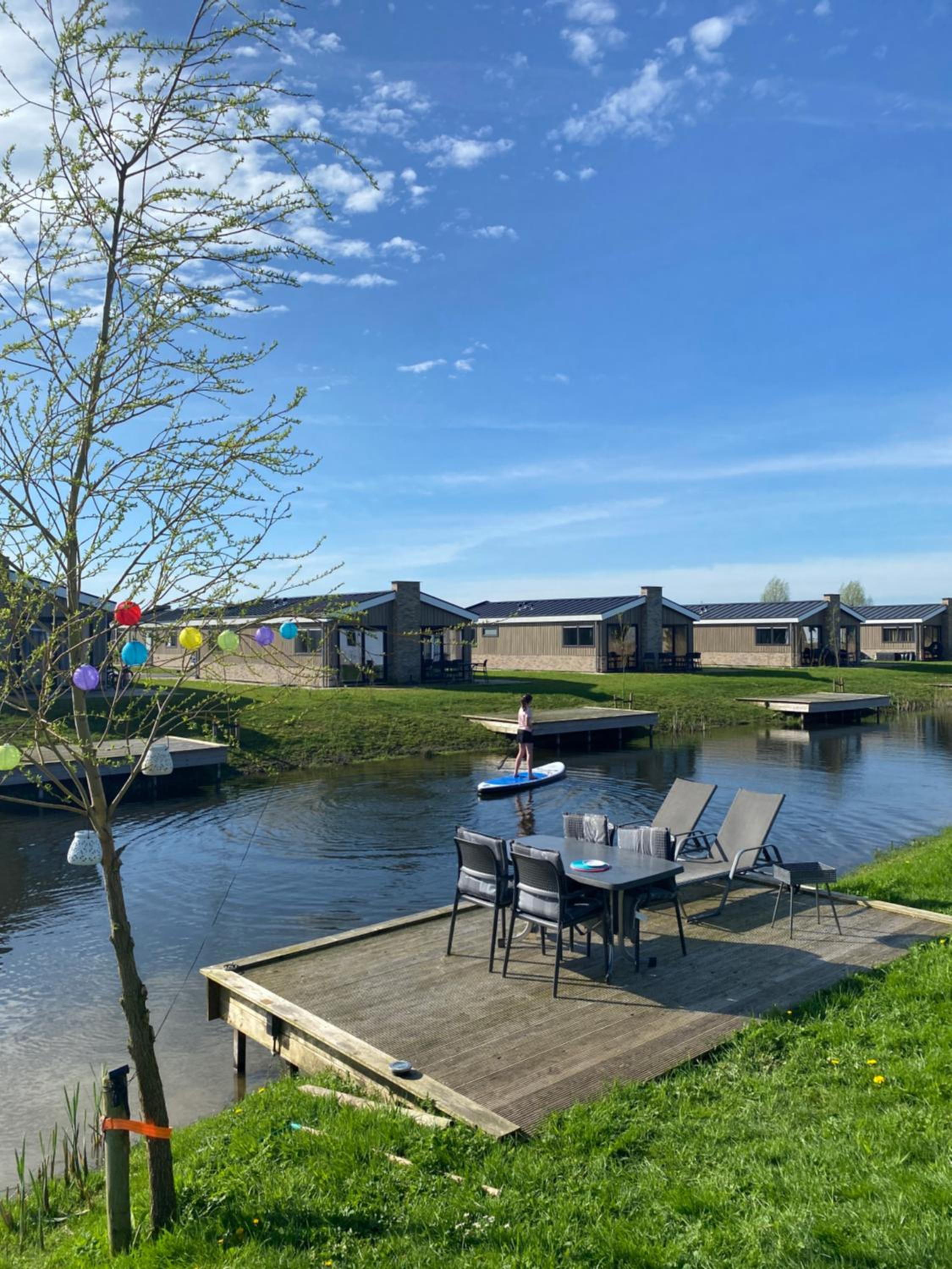 Elegantes Chalet am Wasser mit Steg Klimaanlage Ferienhaus am See Niederlande view 4