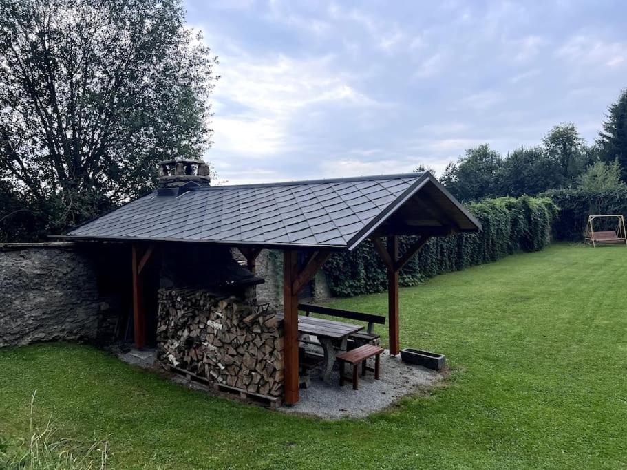 cottage in the middle of nature