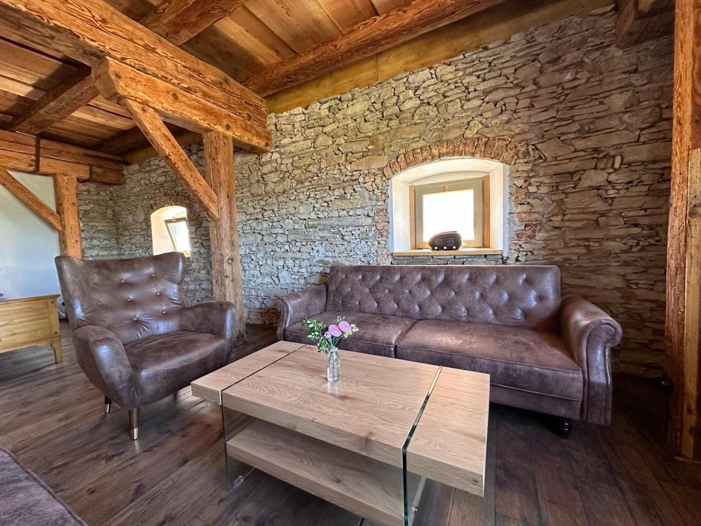 Farma Bláto - Apartmány Sýpka a glamping