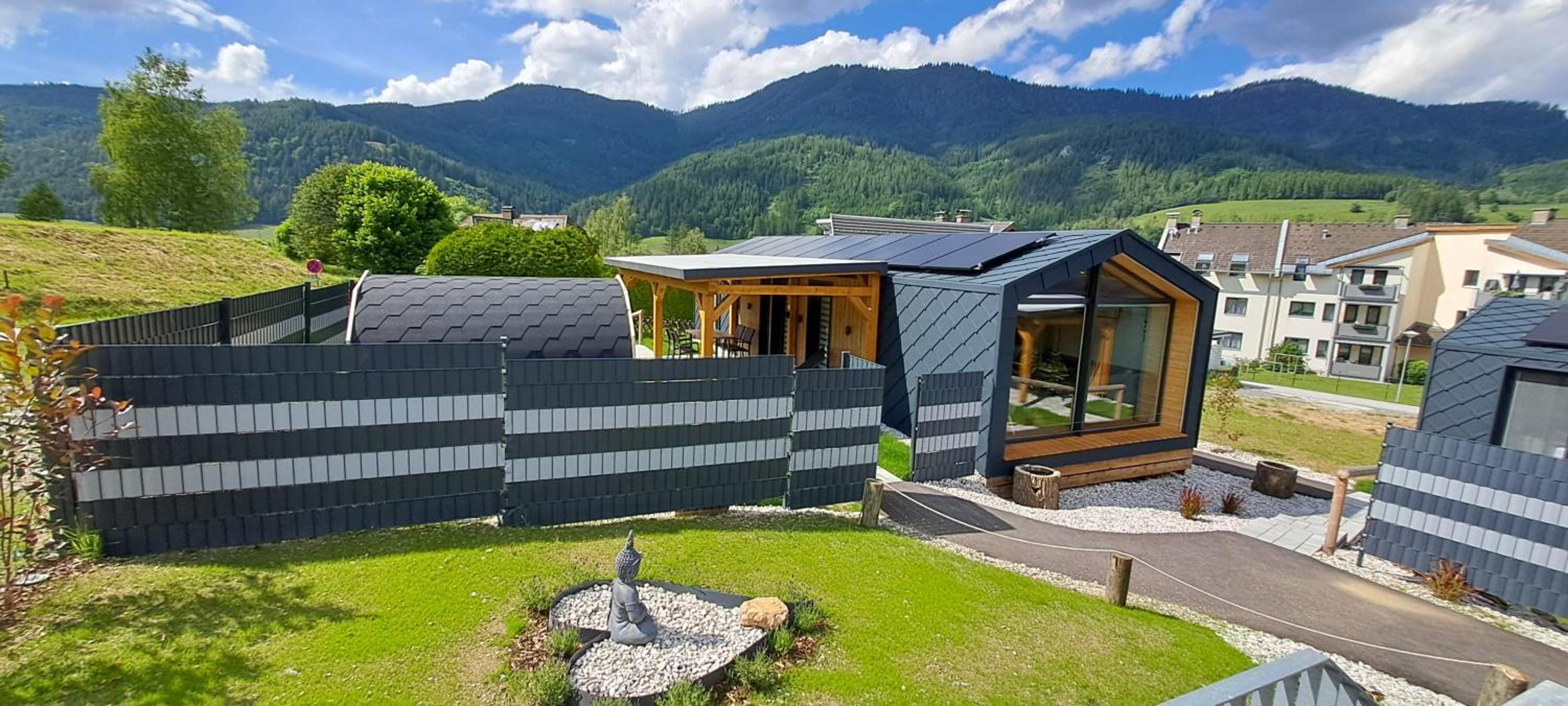 Chalet Stuhleckblick-Ferienhaus direkt an der Piste und mit eigener Sauna
