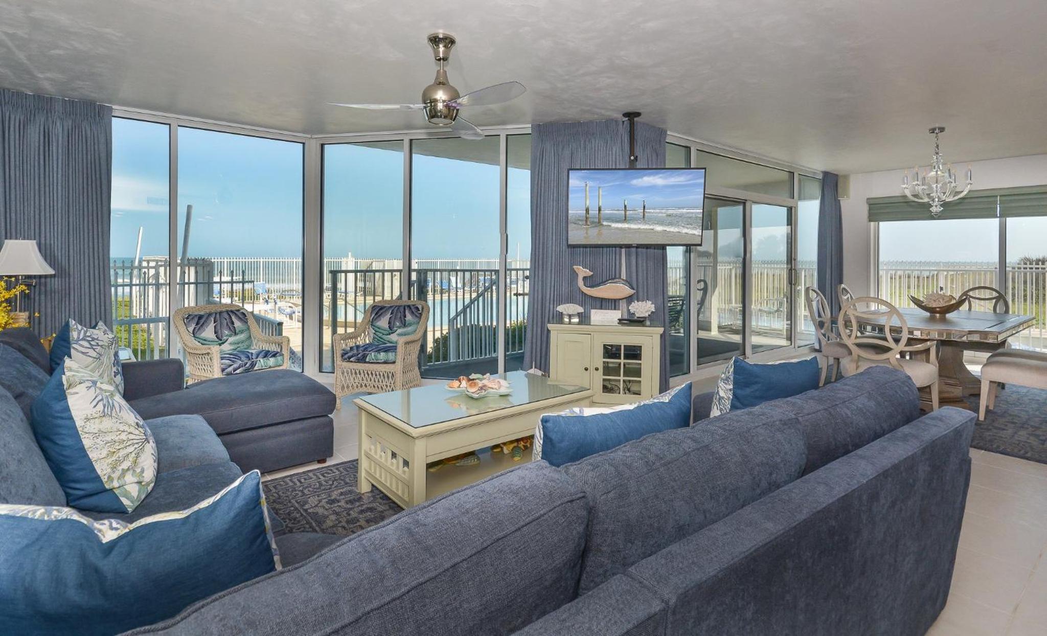 Ocean Condo 104 ~ Ground Floor Corner Condo with wrap around balcony Walk right out to Pool view 5