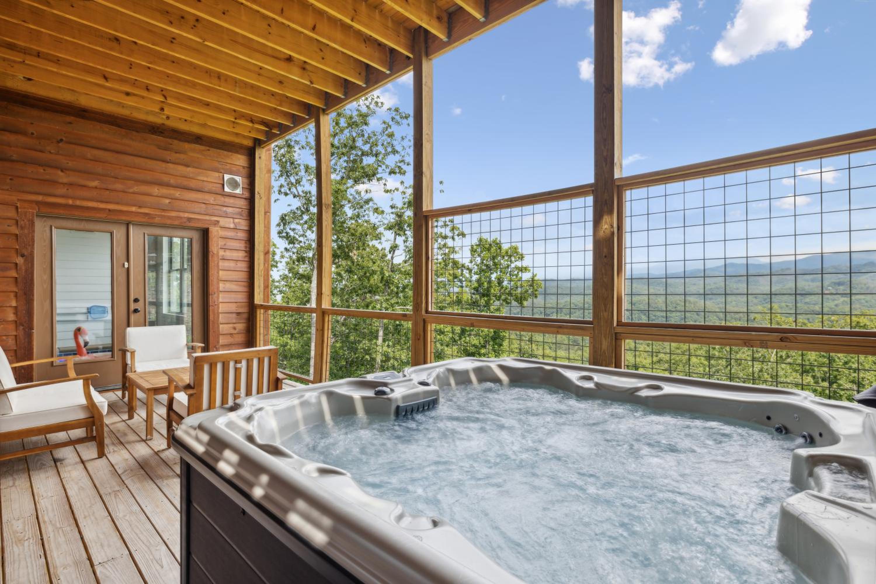 Oakley Lodge: Luxury Cabin w/ MTN Views Indoor Pool • Hot Tub view 5