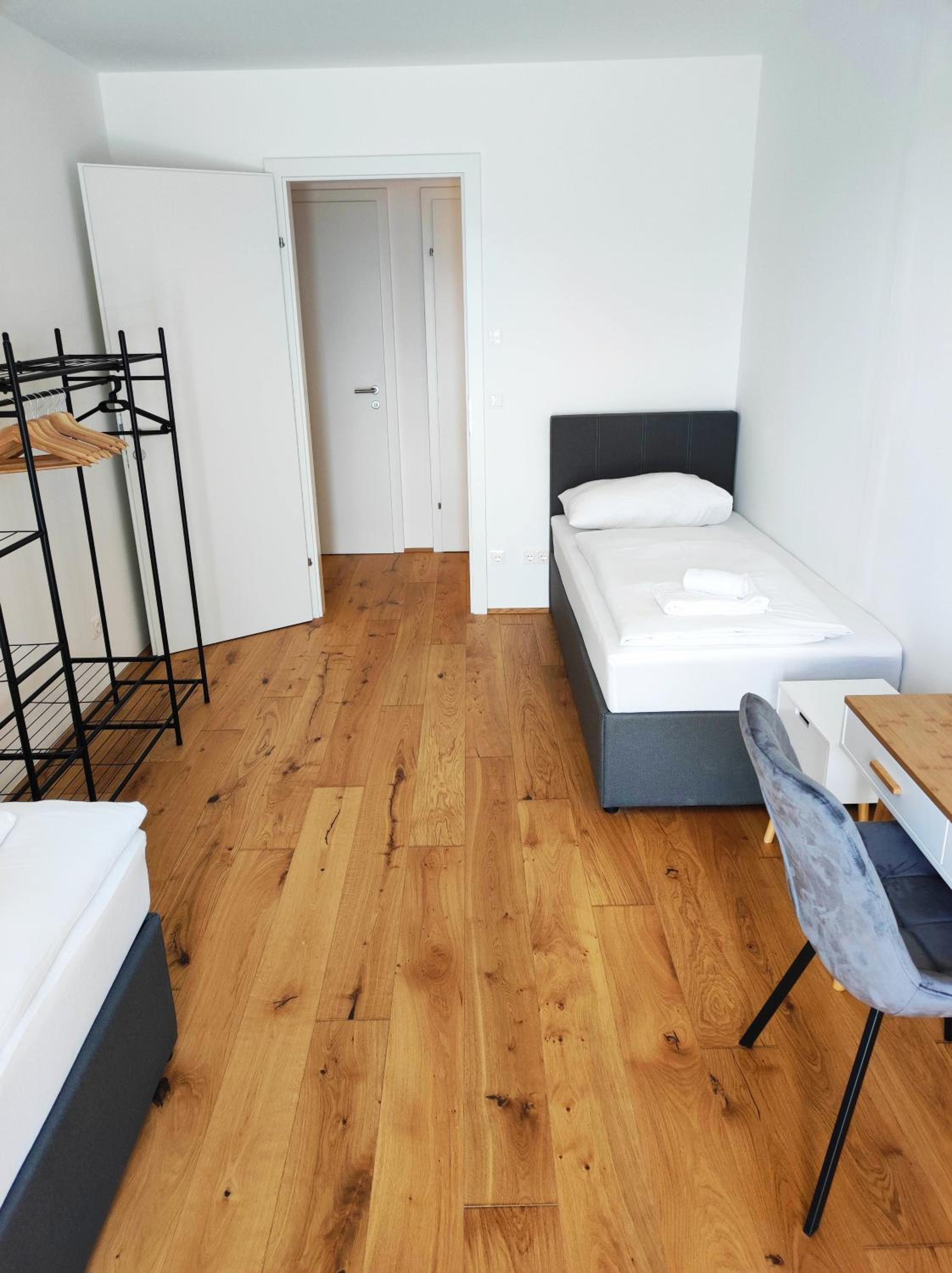 Roksox-home gegenüber des Vienna International Center und Kaiserwasser