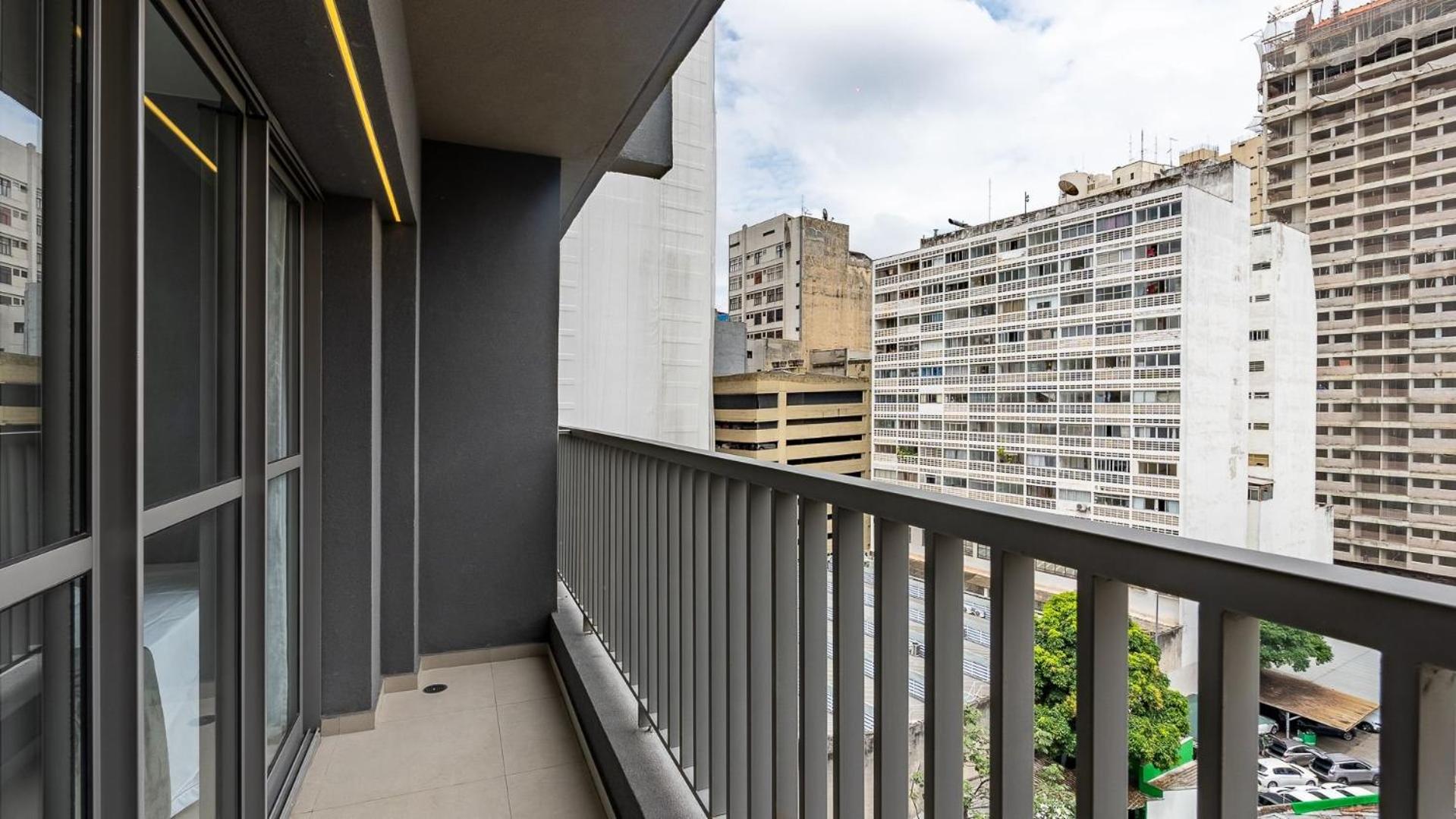 Studios modernos na Consolação, perto da Avenida Paulista.