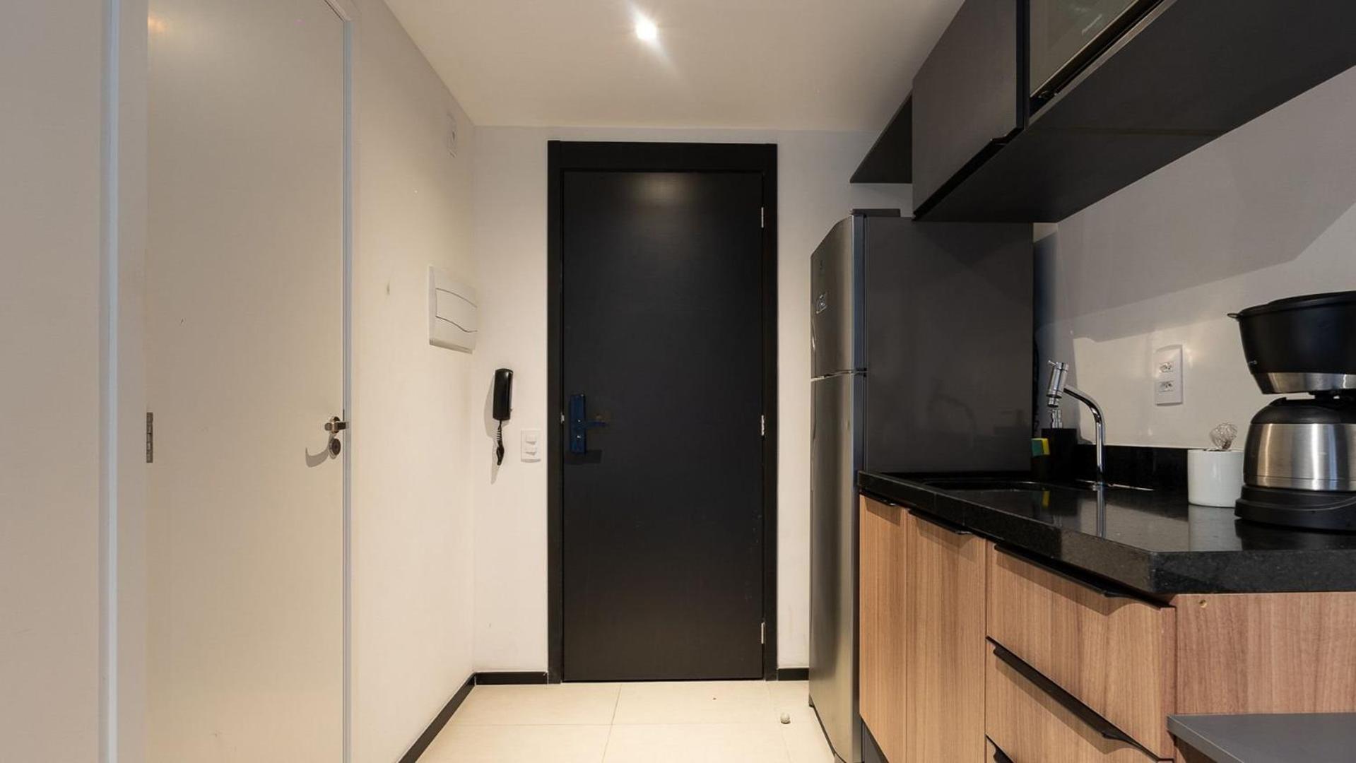 Studios modernos na Consolação, perto da Avenida Paulista.