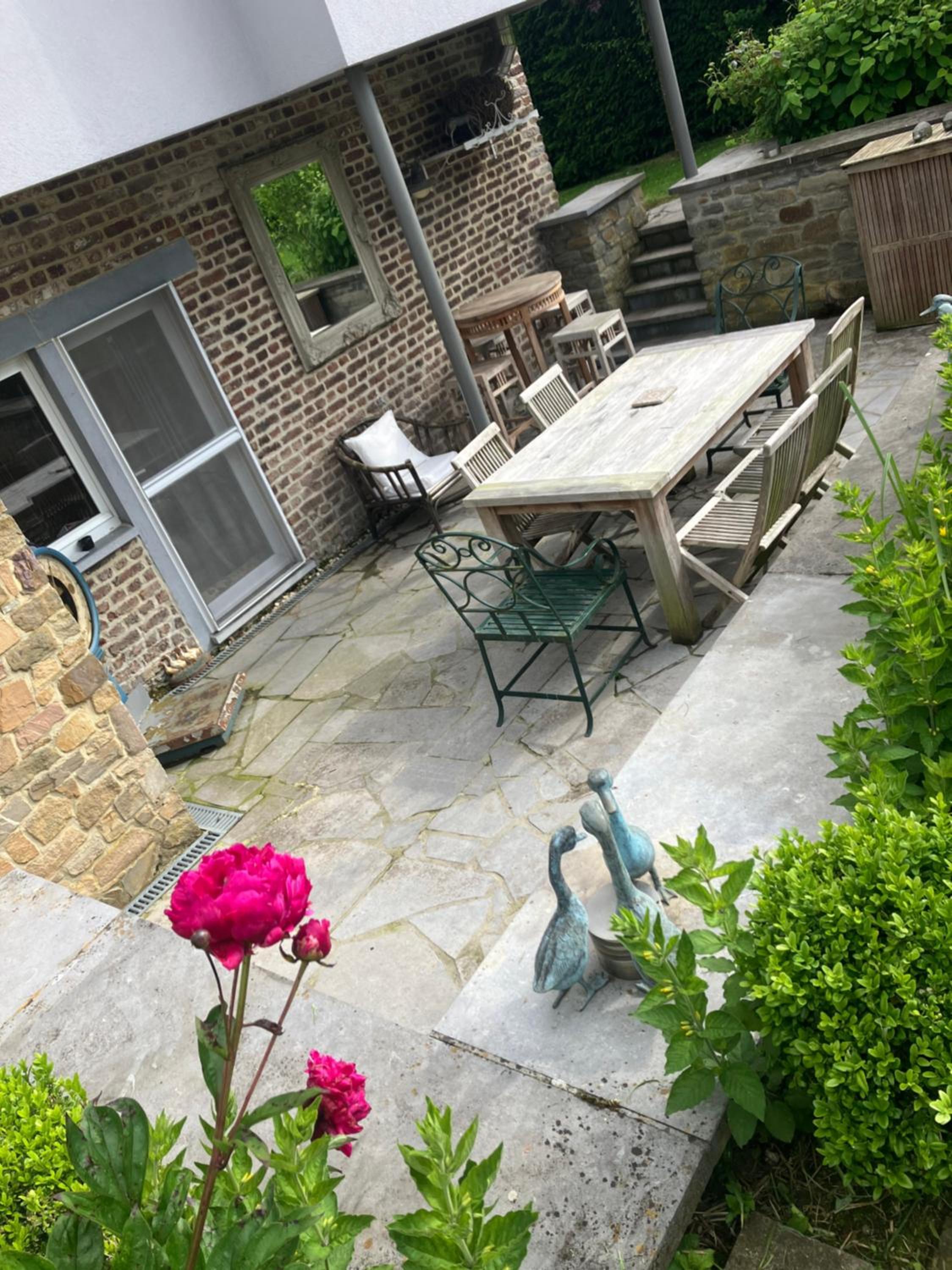 Maison et son jardin situés dans le Condroz