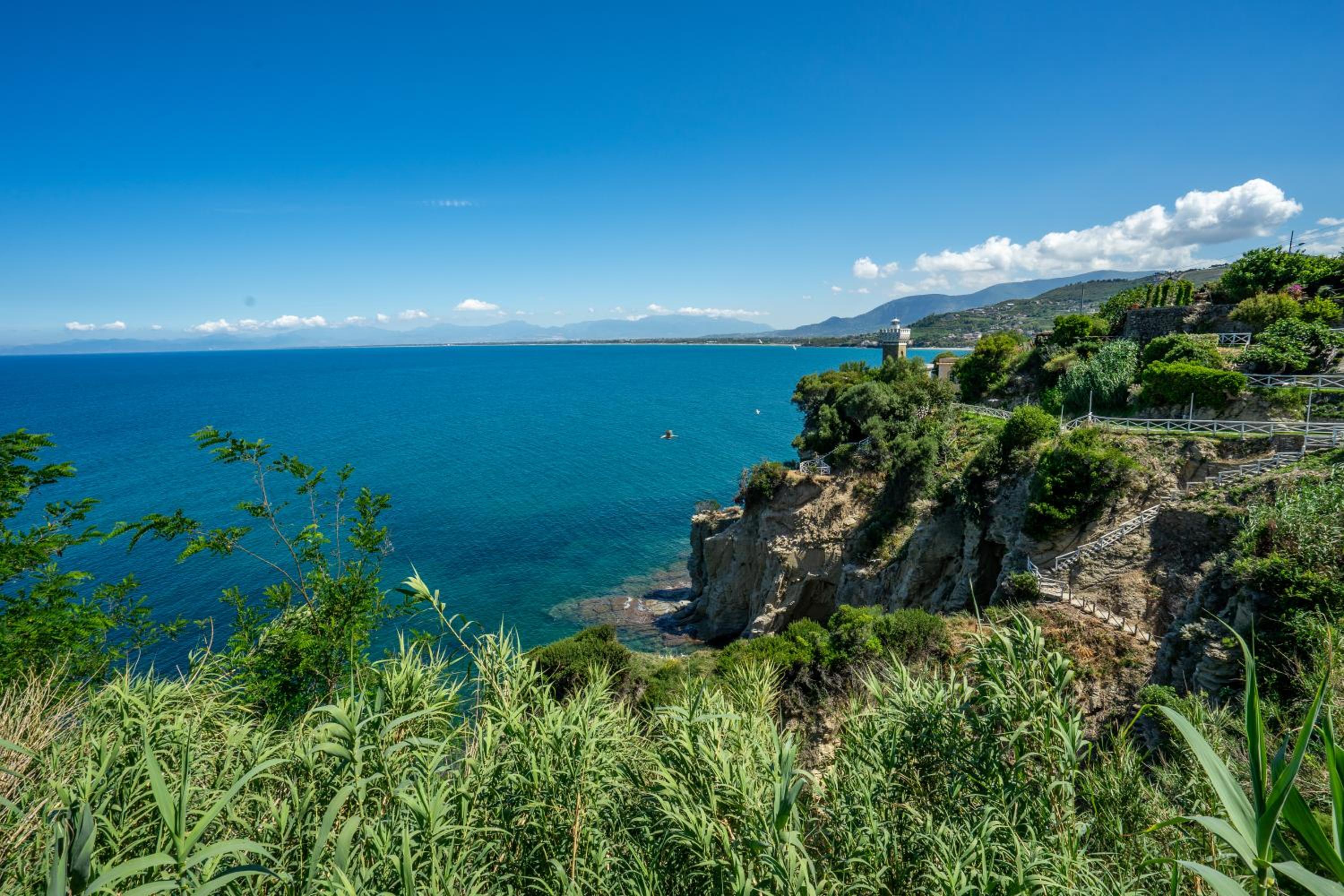 Lighthouse View Villa with Sea View Terrace and Garden