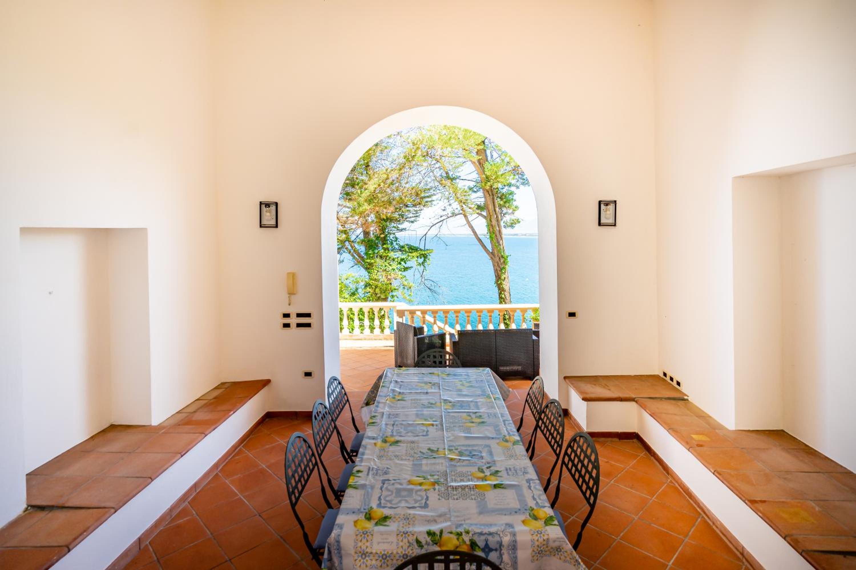 Lighthouse View Villa with Sea View Terrace and Garden