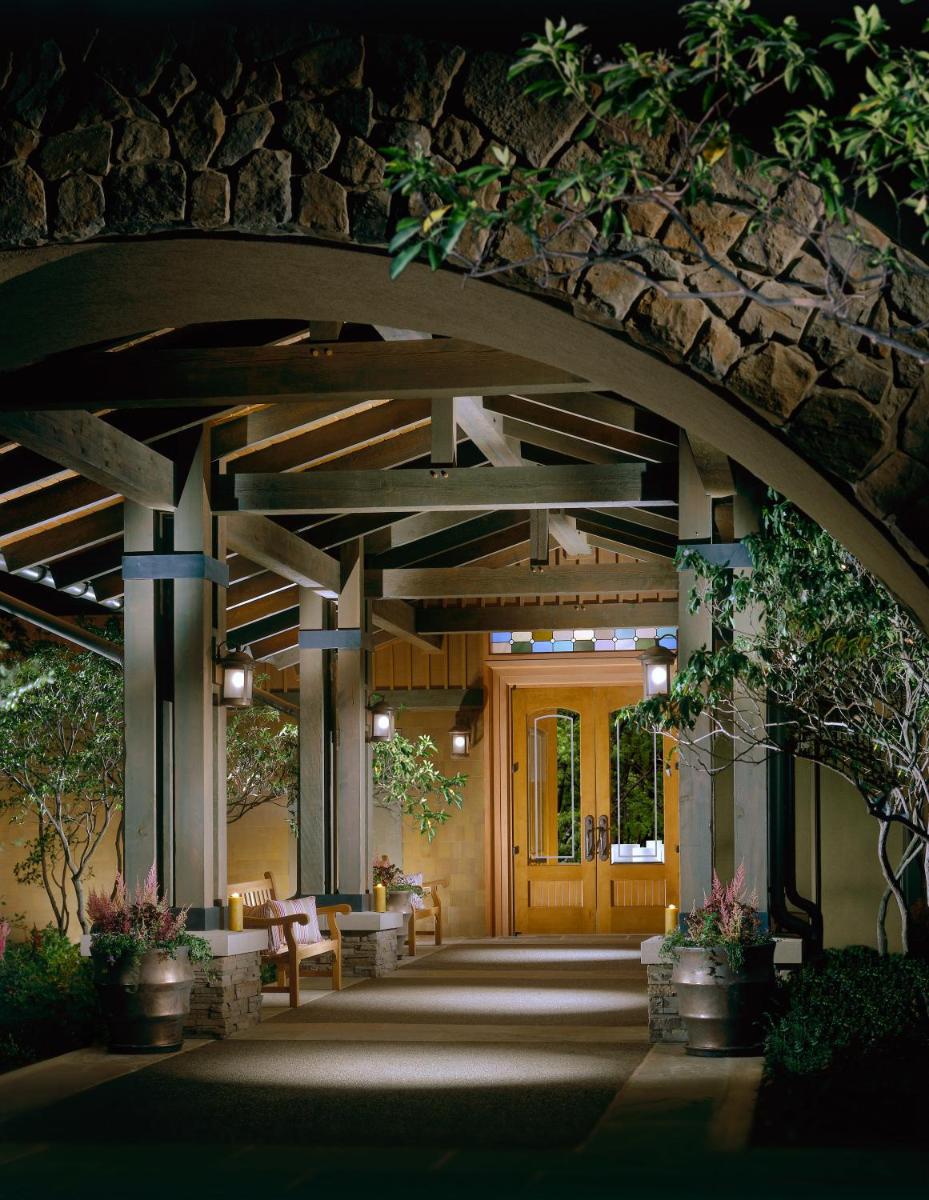 outdoor BBQ area