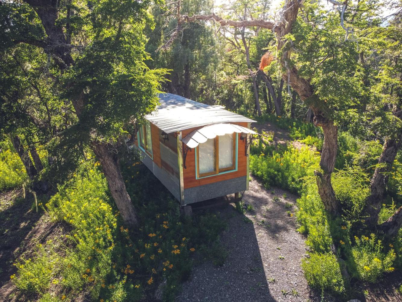 Cabaña en el bosque Vista a la montaña Privada
