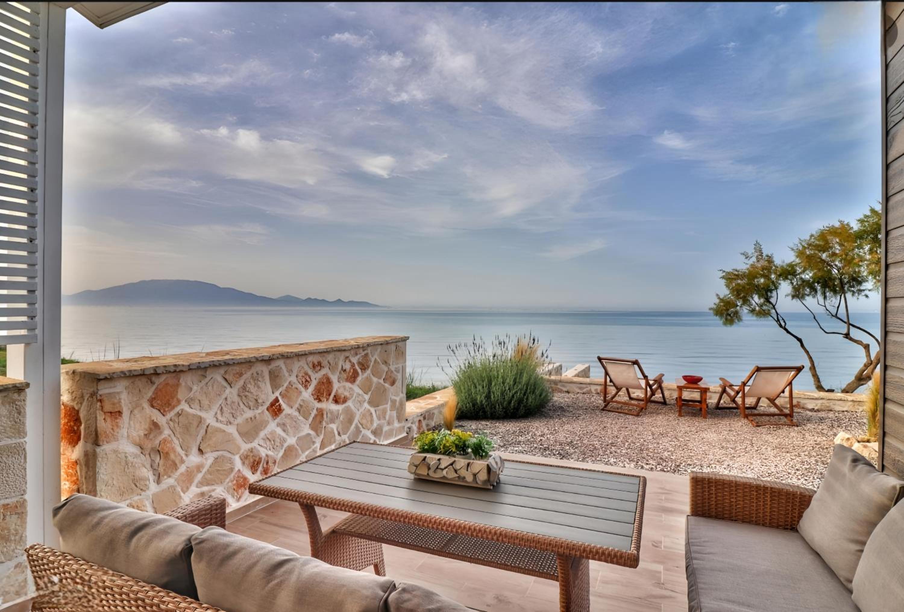 Seafront Wooden House view 5
