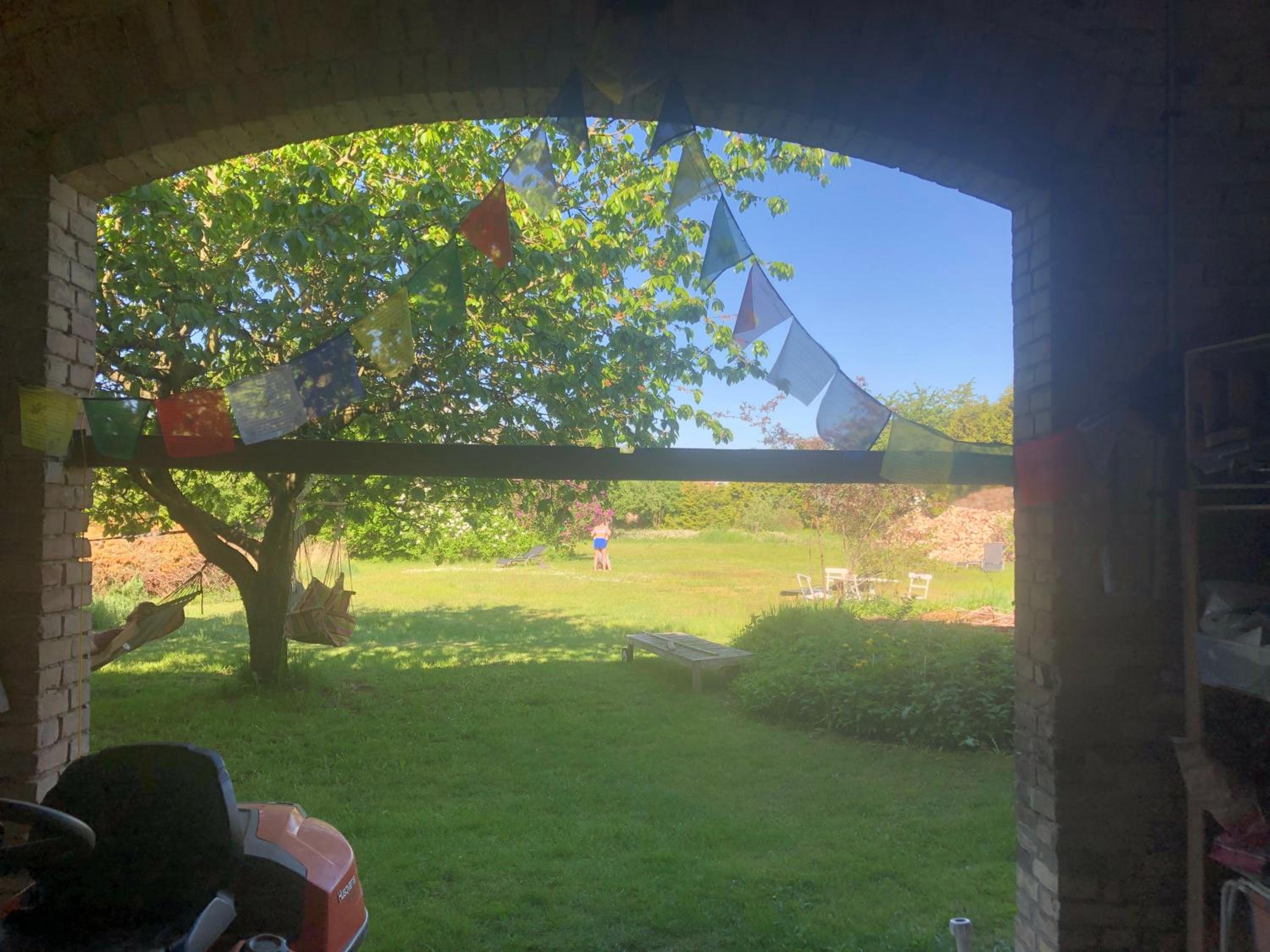 Gartenblick im Schwalbennest