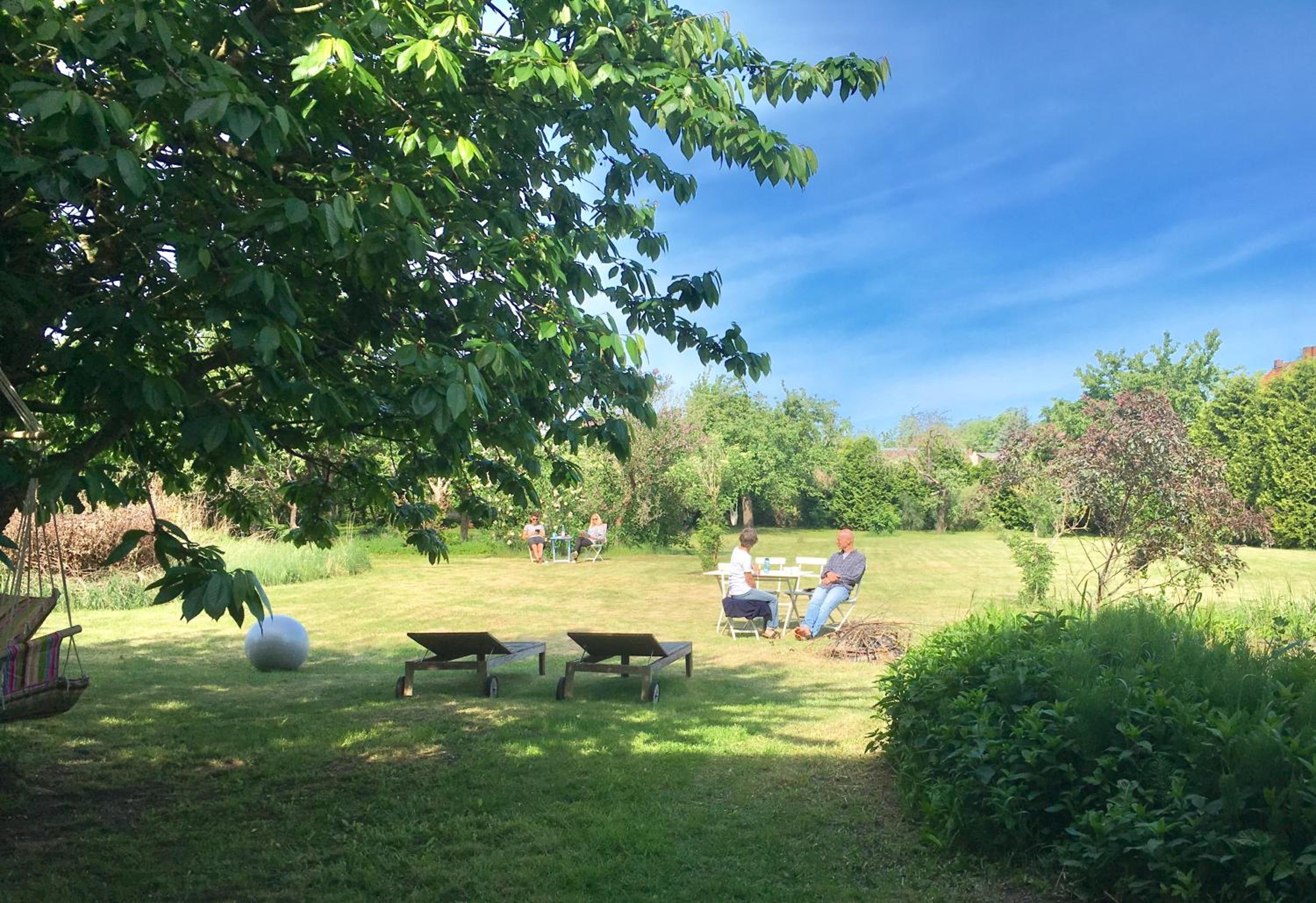 Gartenblick im Schwalbennest