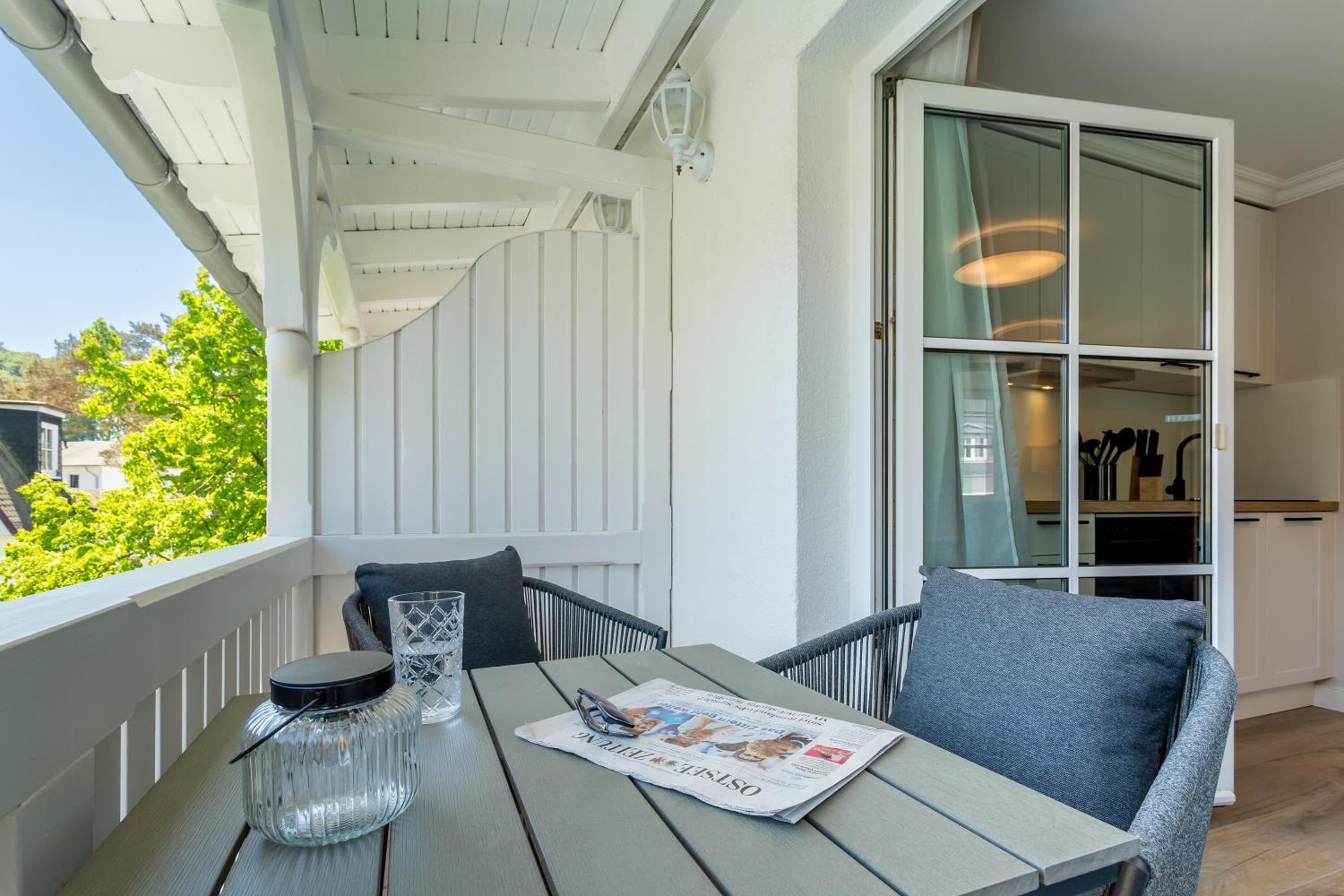 Villa Vesta in Top Lage mit Strandkorb am Strand