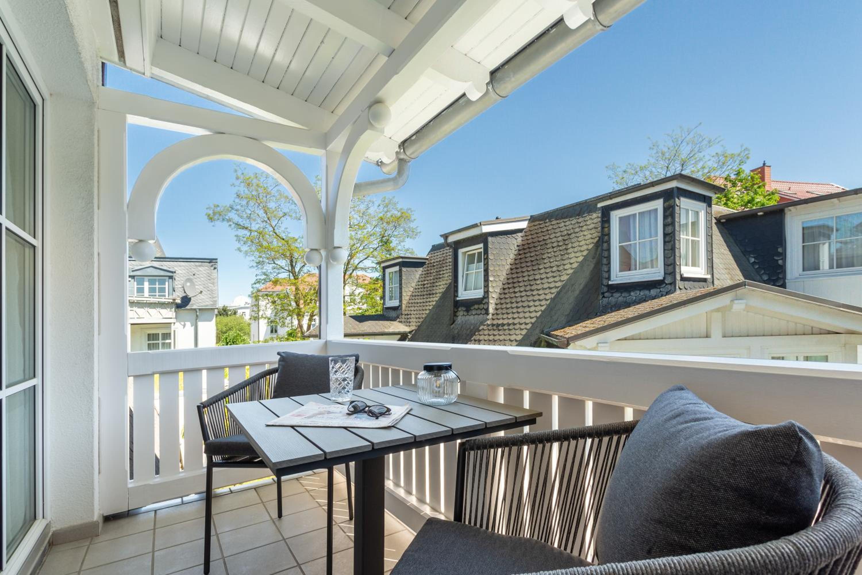 Villa Vesta in Top Lage mit Strandkorb am Strand