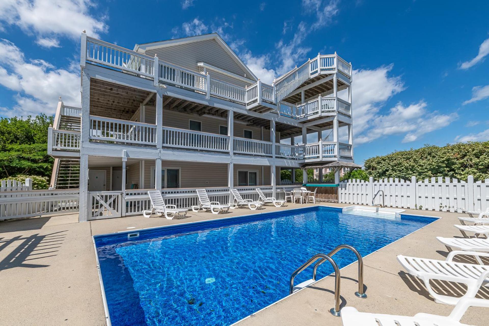 Mare Nostrum - Corolla, Whalehead, 430 Yds to Beach, Ocean View, Pool, Hot Tub, Events, Flex Stays view 4