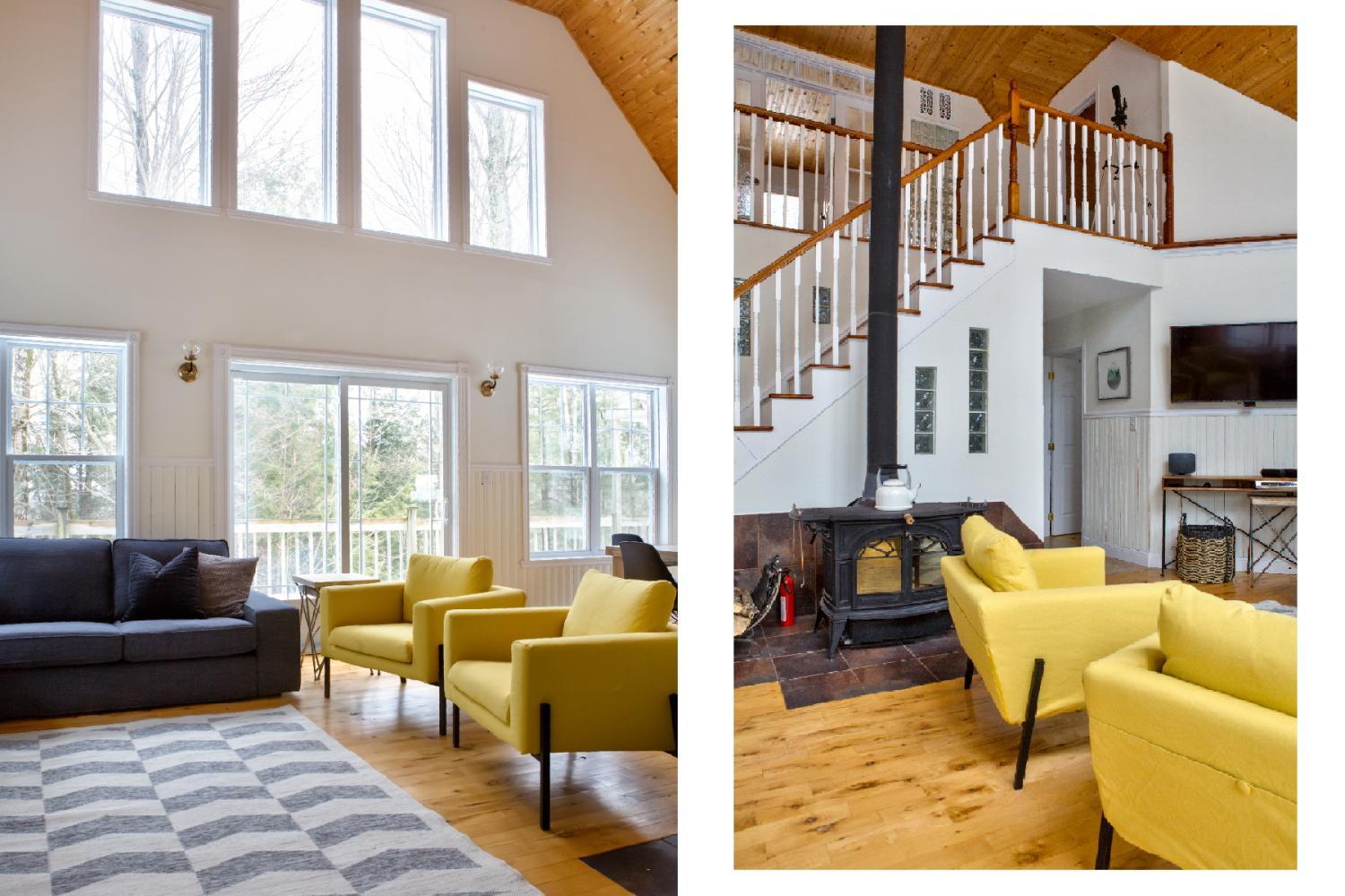 Le 5 Owl - Tranquil Haven near the Charming Village of Knowlton - Sleeps 12 - Whole House & 2 Acres with Pond, Bridge, Grounds, and Woods