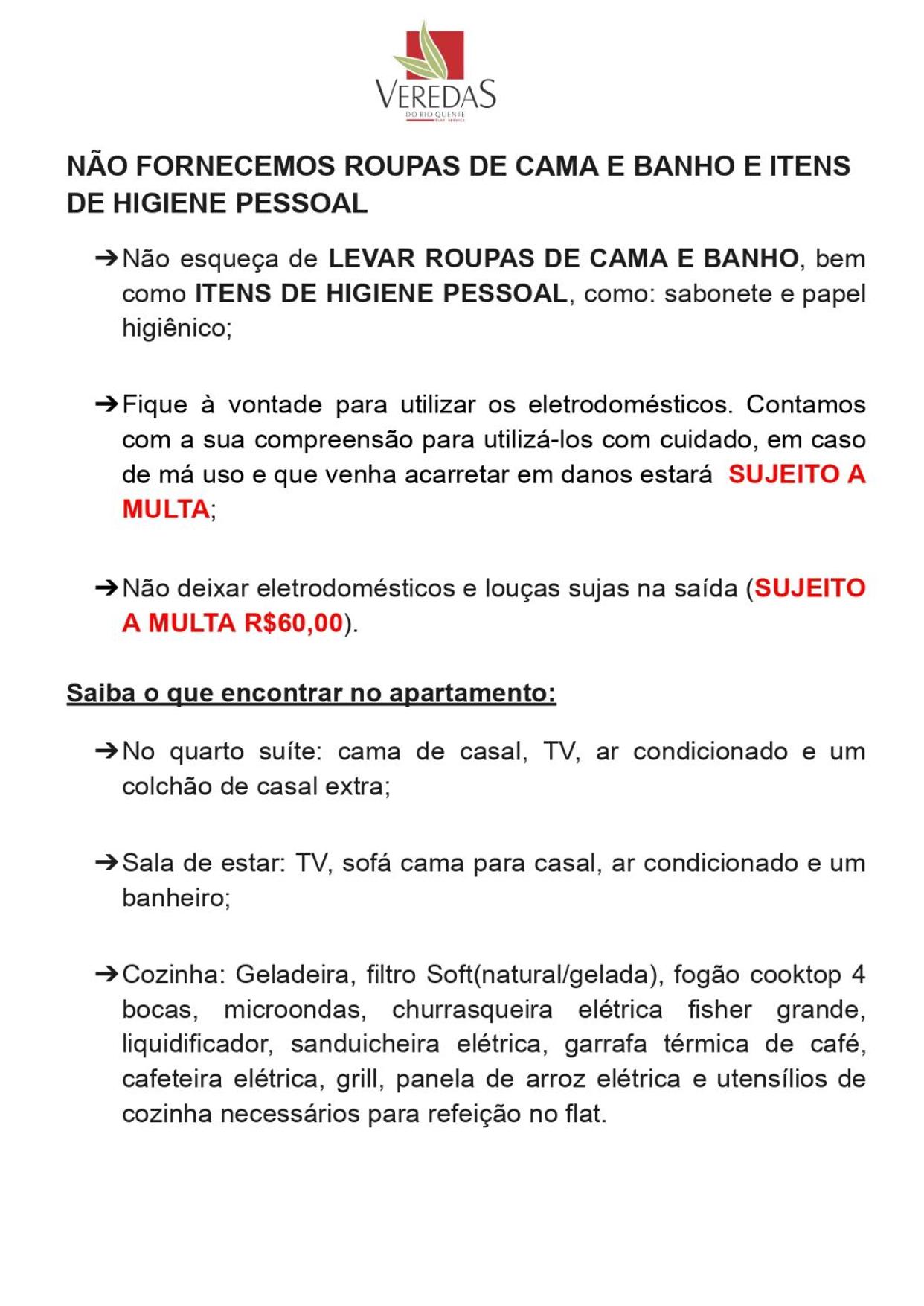 Veredas do Rio Quente Flat 109
