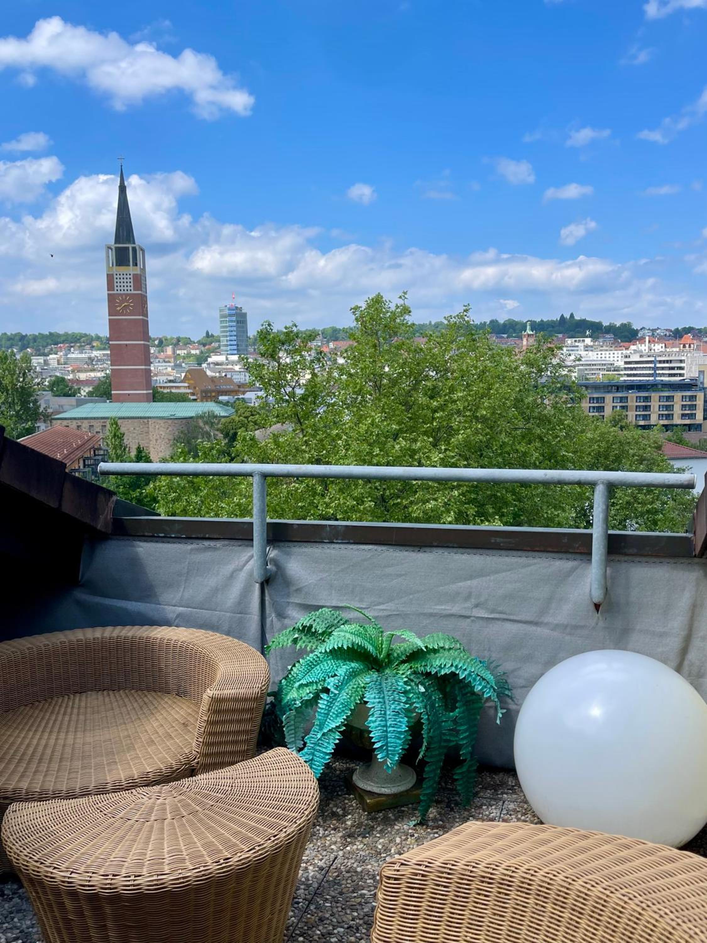 Goldstadt City Loft 3-Zimmer Balkon & Garage Zentrum Pforzheim