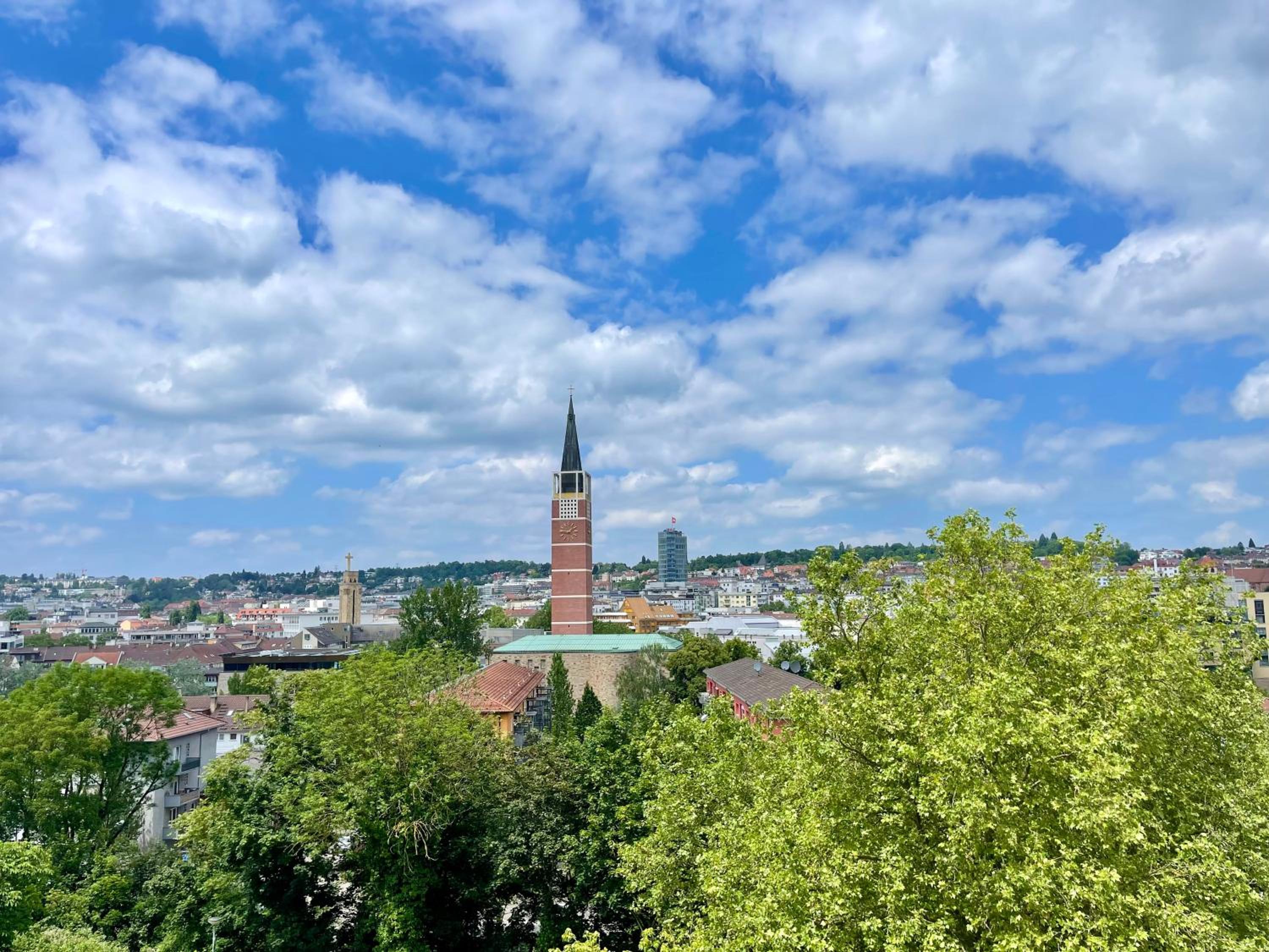 Goldstadt City Loft 3-Zimmer Balkon & Garage Zentrum Pforzheim