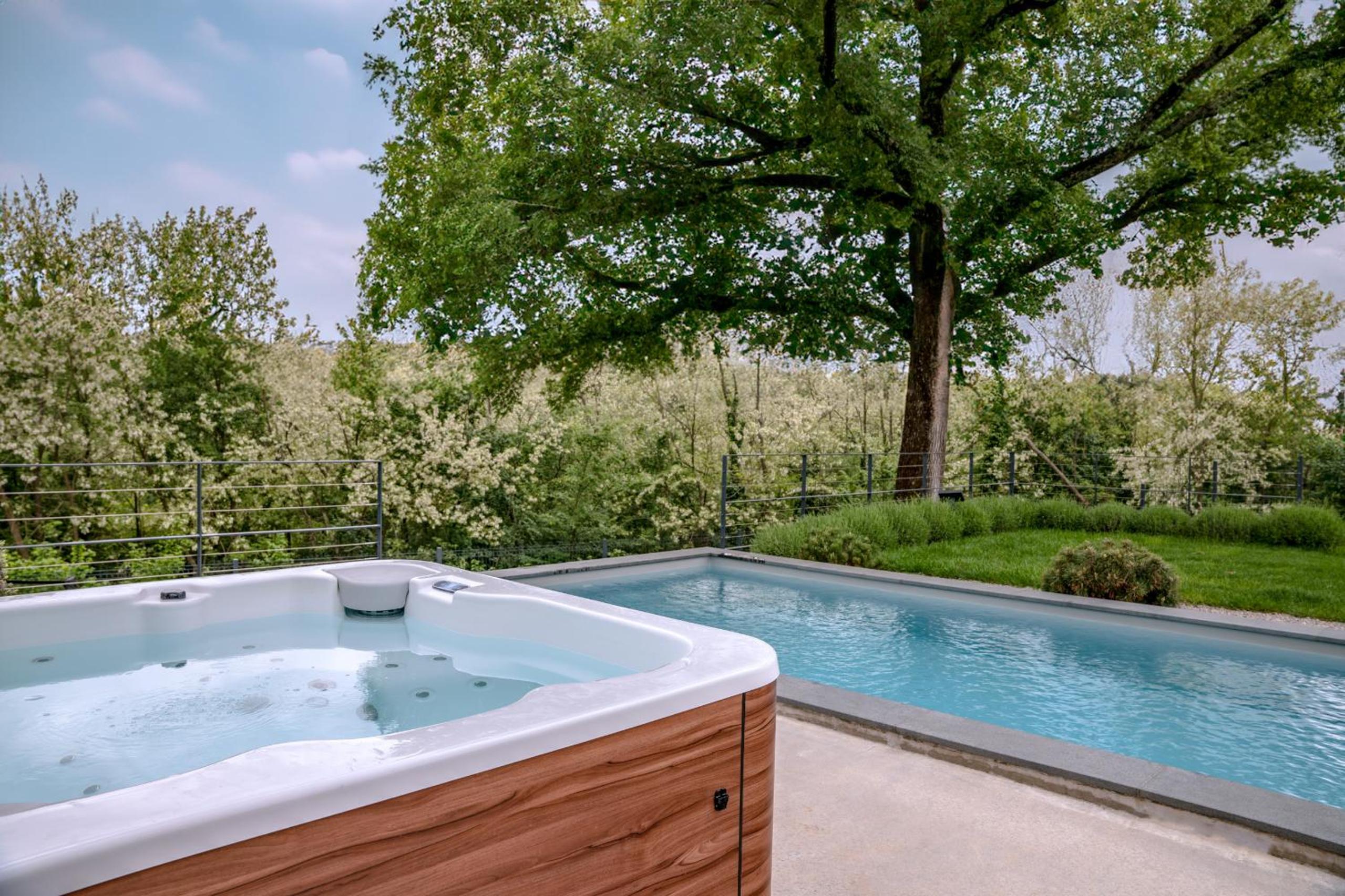 Villa Ulmus near Motovun for 6 people with heated pool & jacuzzi view 4