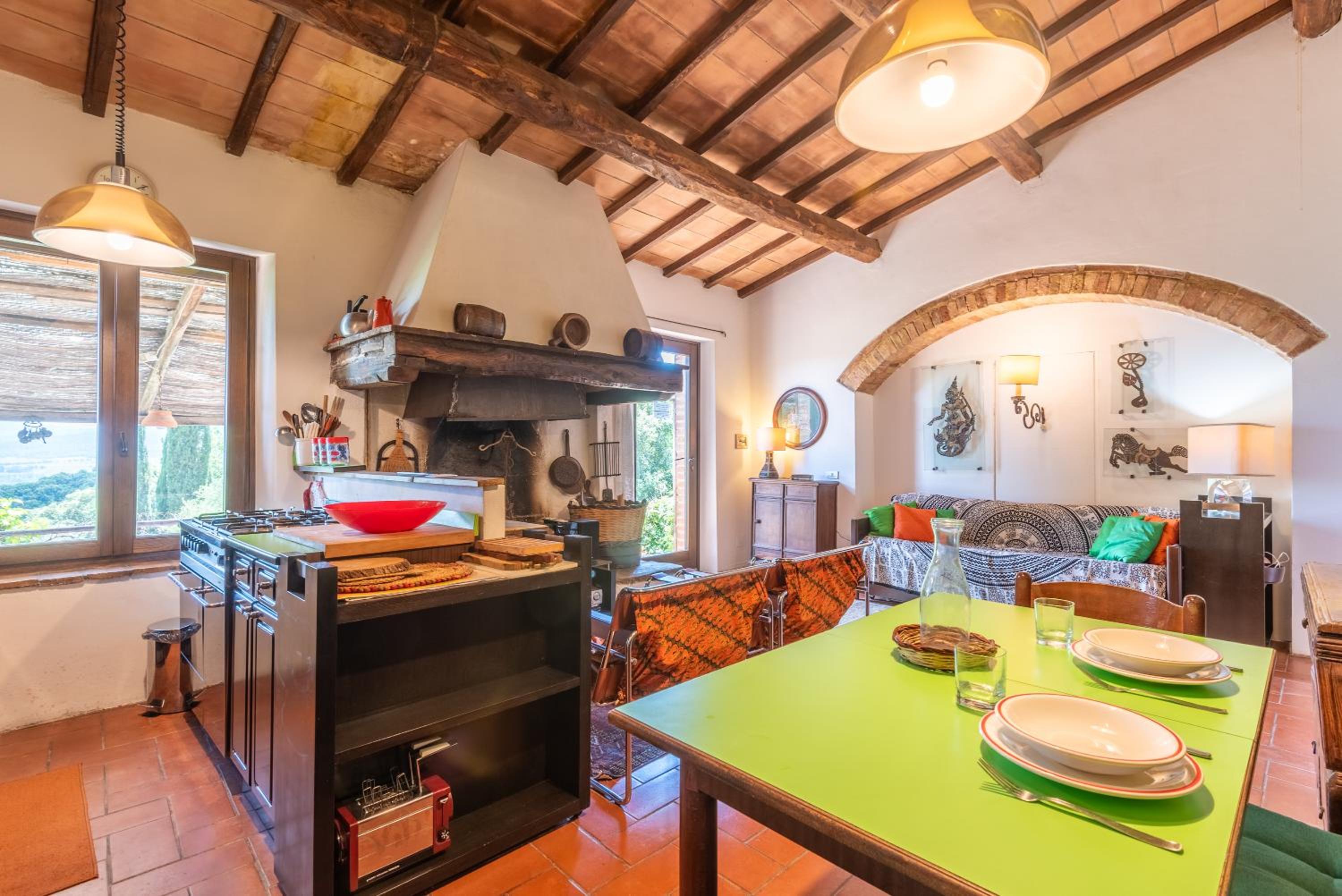 Casa Rosa a Murlo view 2