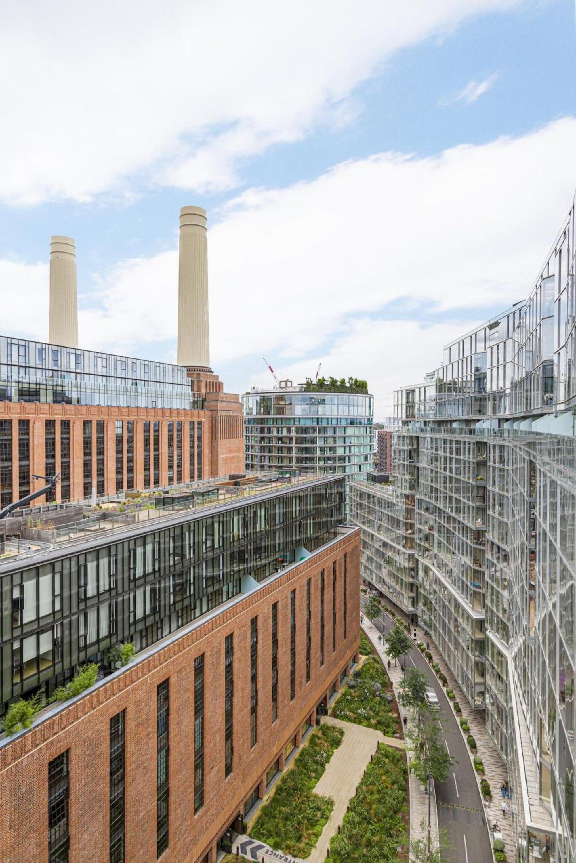 Battersea Power station flat with River views