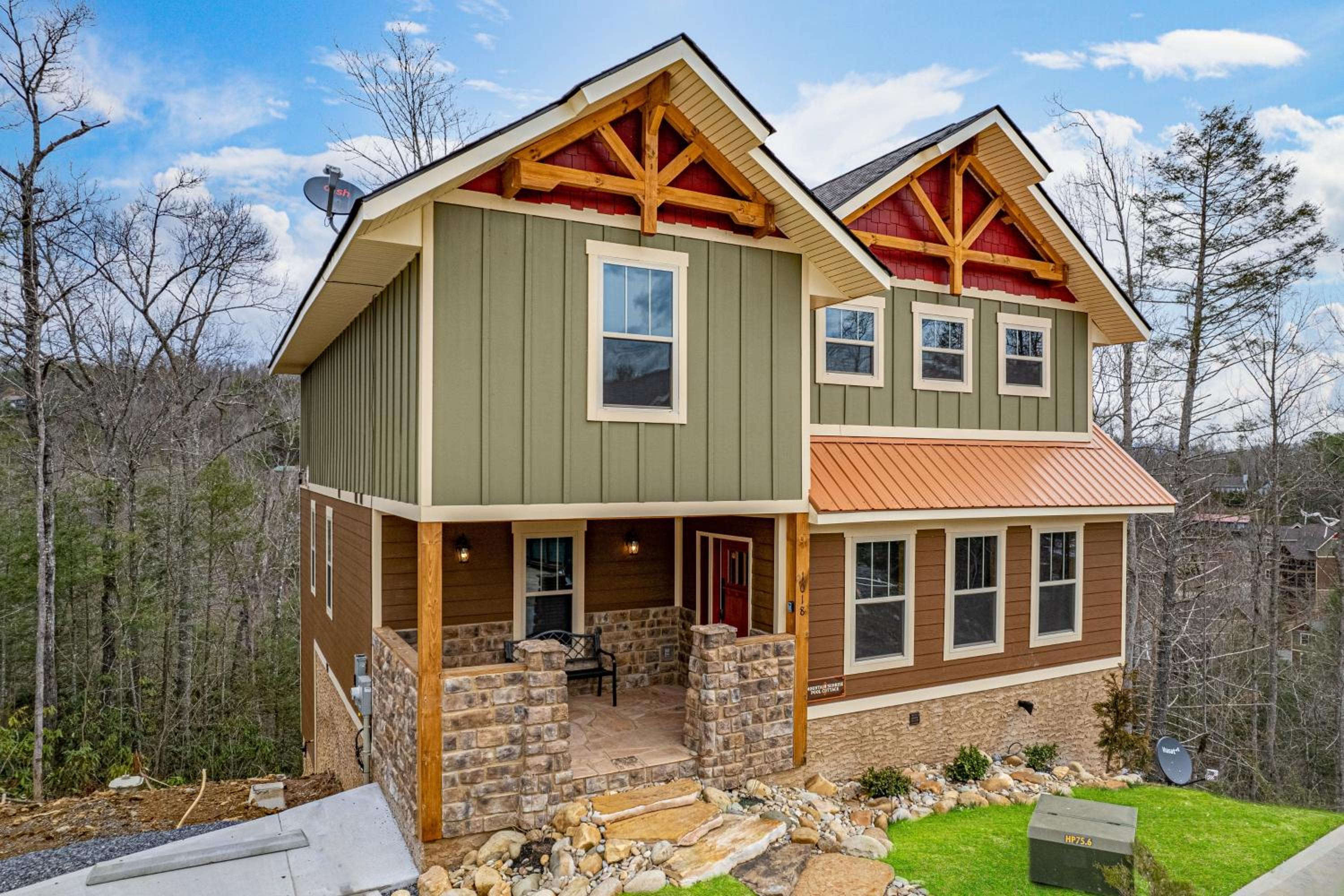 Mountain Sunrise Pool Cottage by Eden Crest