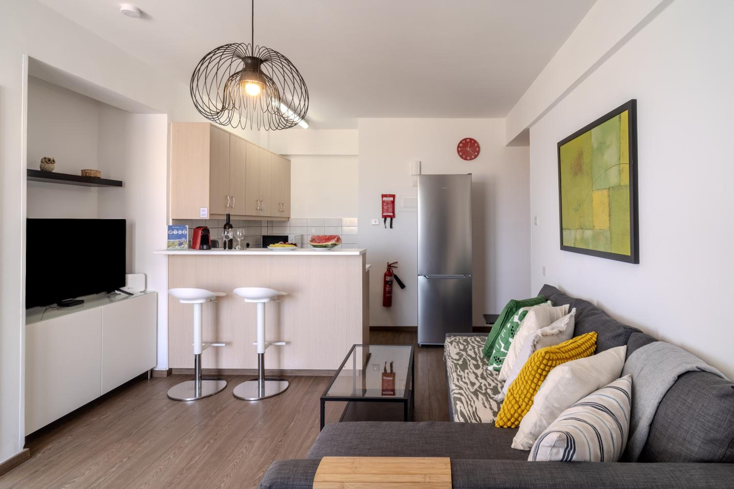 Finikoudes Seaview Vibe 1 Bdr Flat