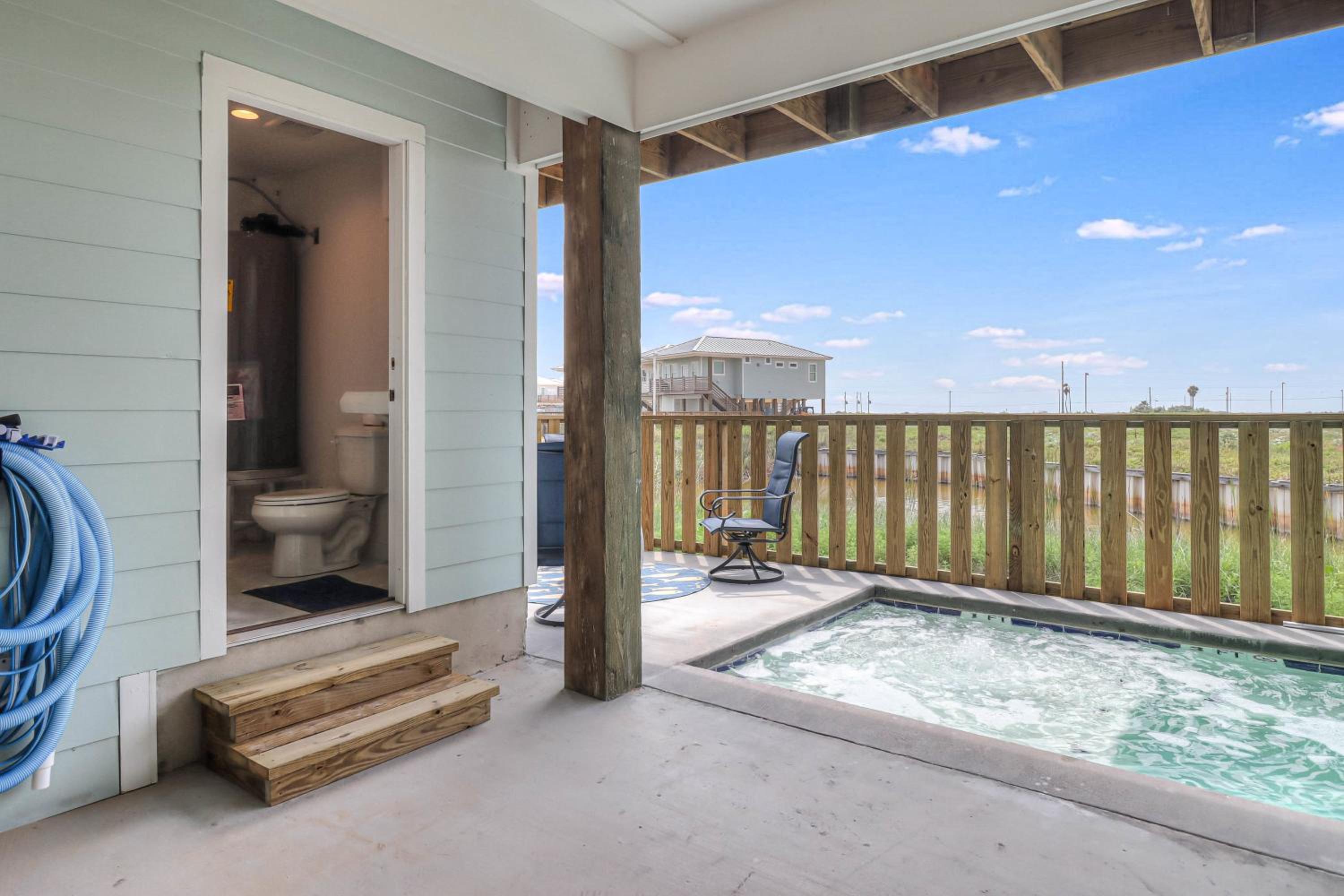 Private Pool - Golf Cart Accessible Boardwalk -BBQ view 4