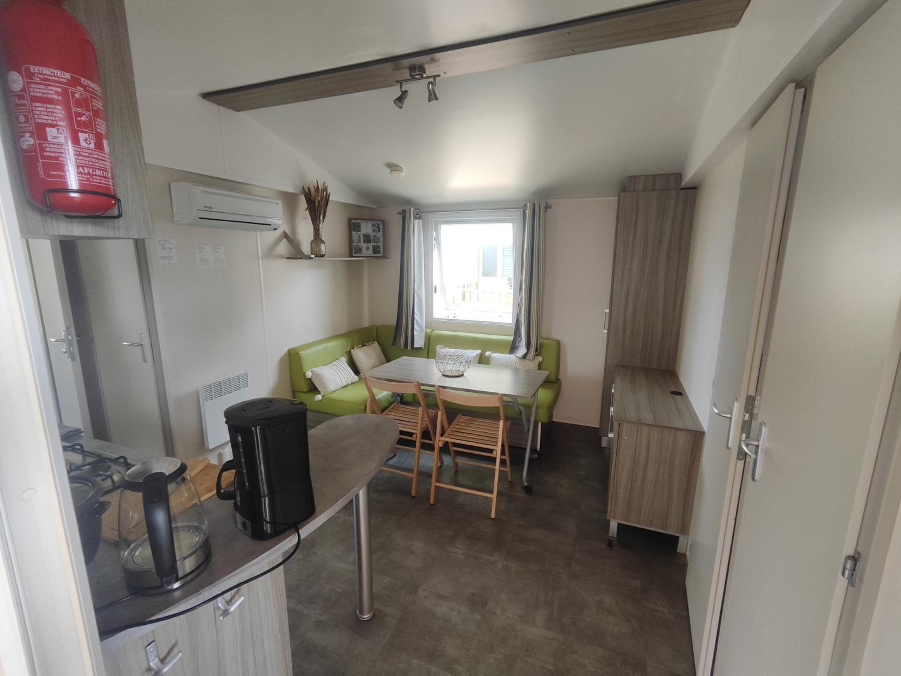 Mobil-home climatisé Plage à 3 min Proche Barcarès Piscine chauffée