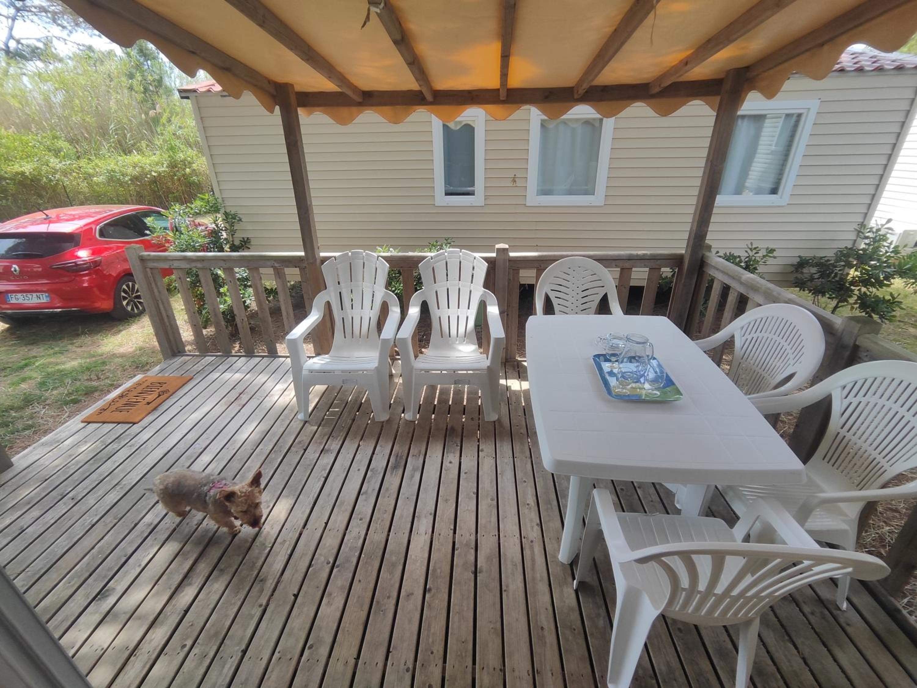Mobil-home climatisé Plage à 3 min Proche Barcarès Piscine chauffée