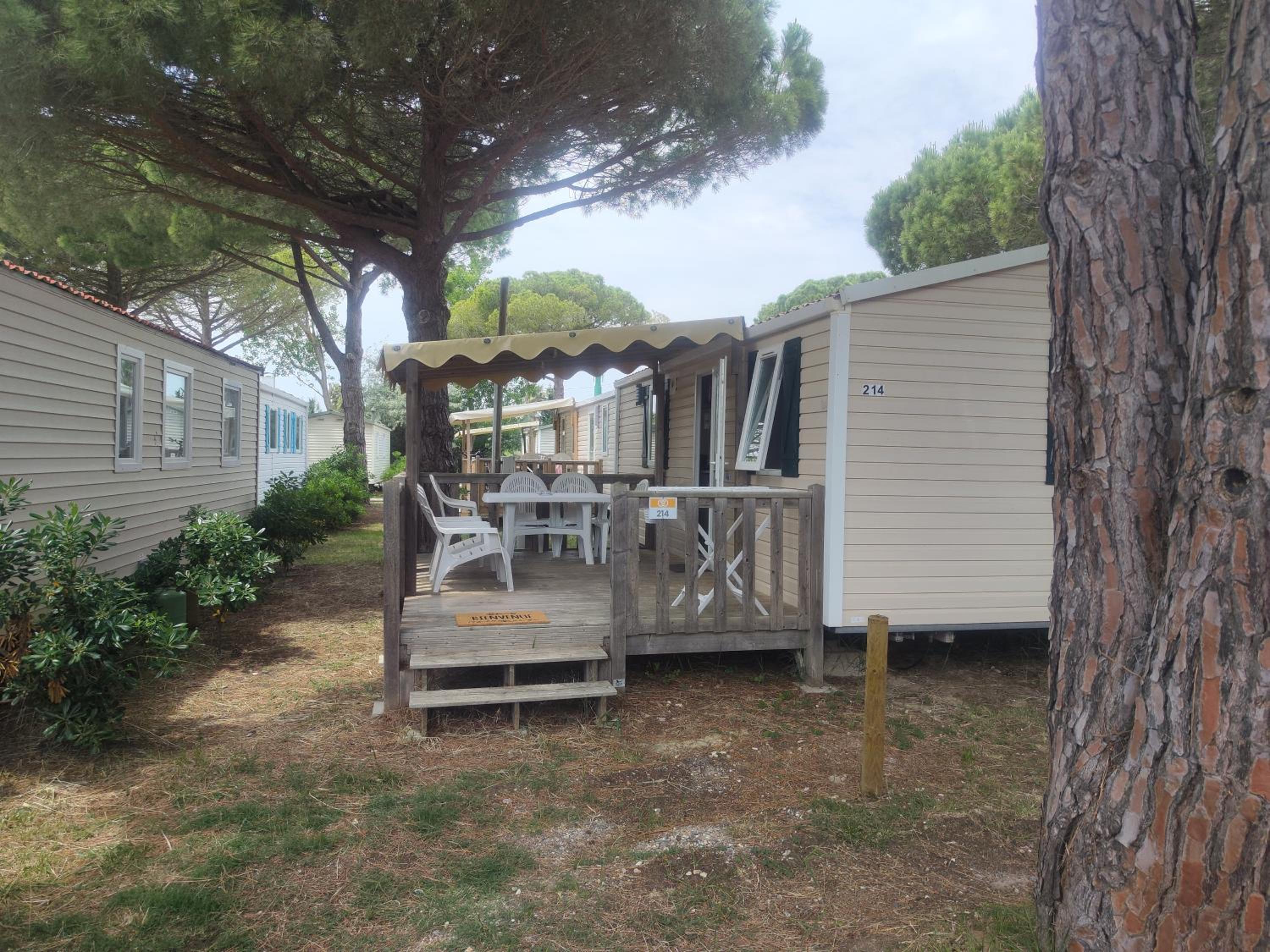 Mobil-home climatisé Plage à 3 min Proche Barcarès Piscine chauffée