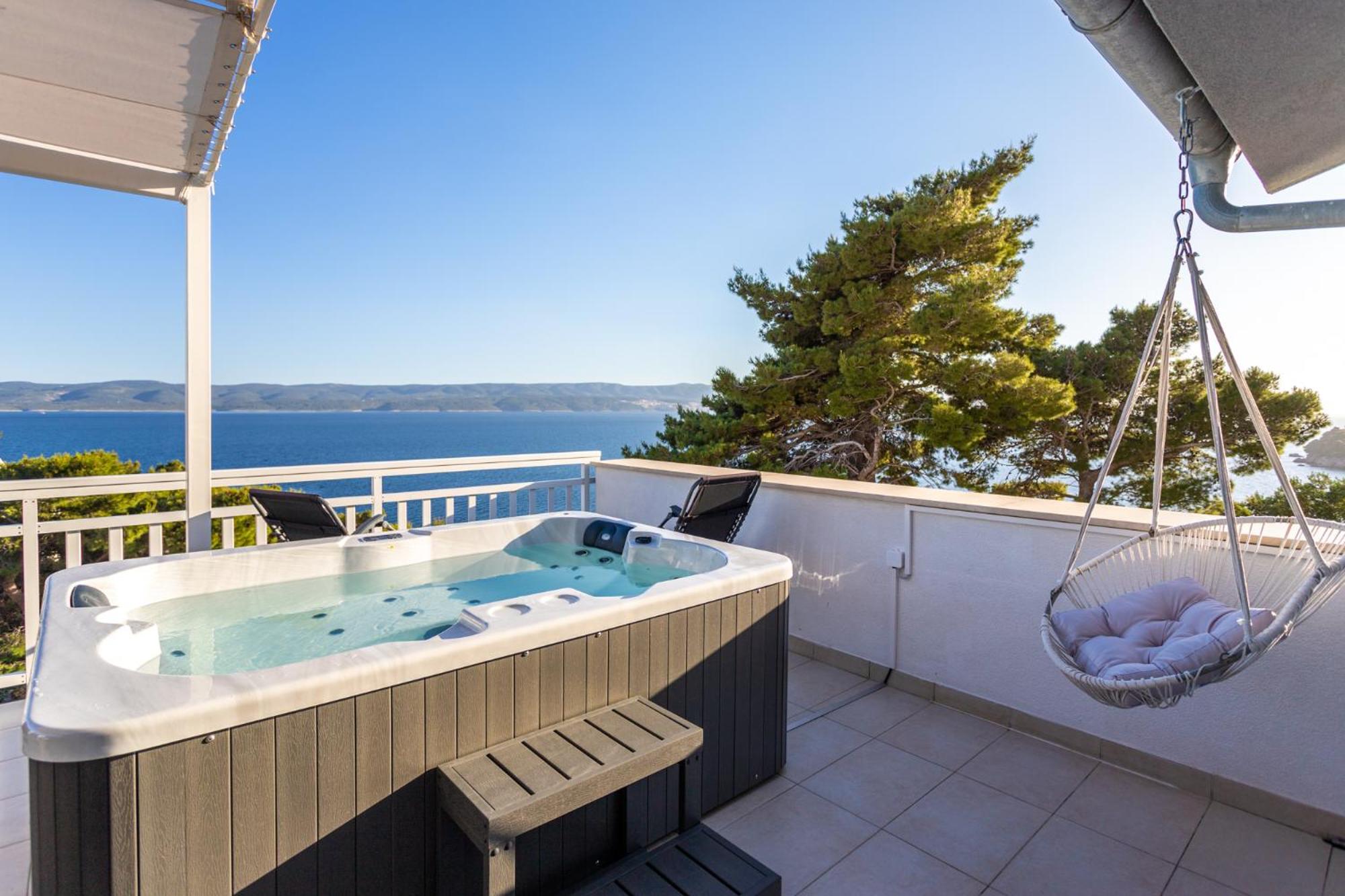 Villa ELLA ESTELLE with a heated pool, hot tub, sauna view 5