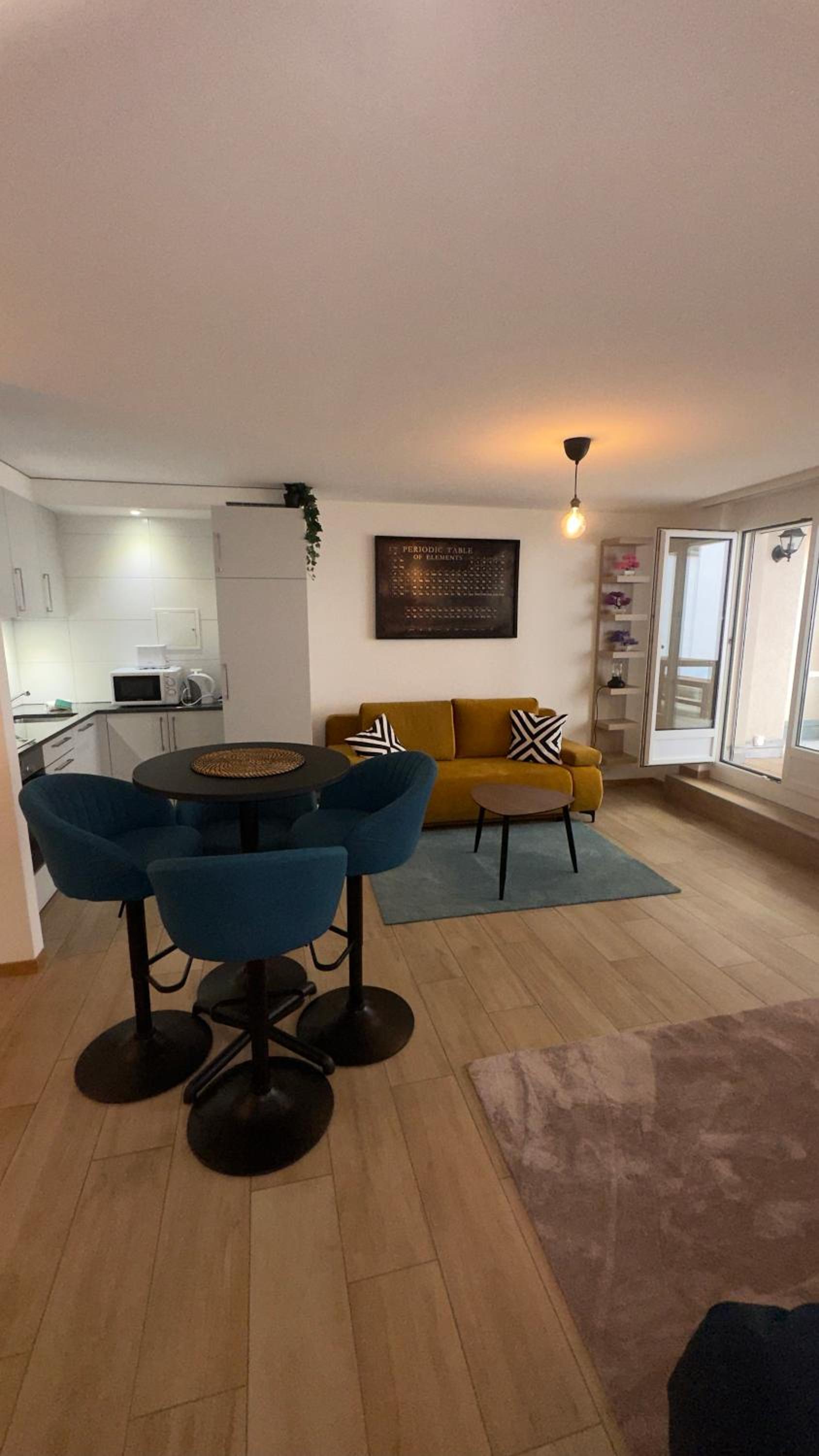 Montreux centre ville lac appartement