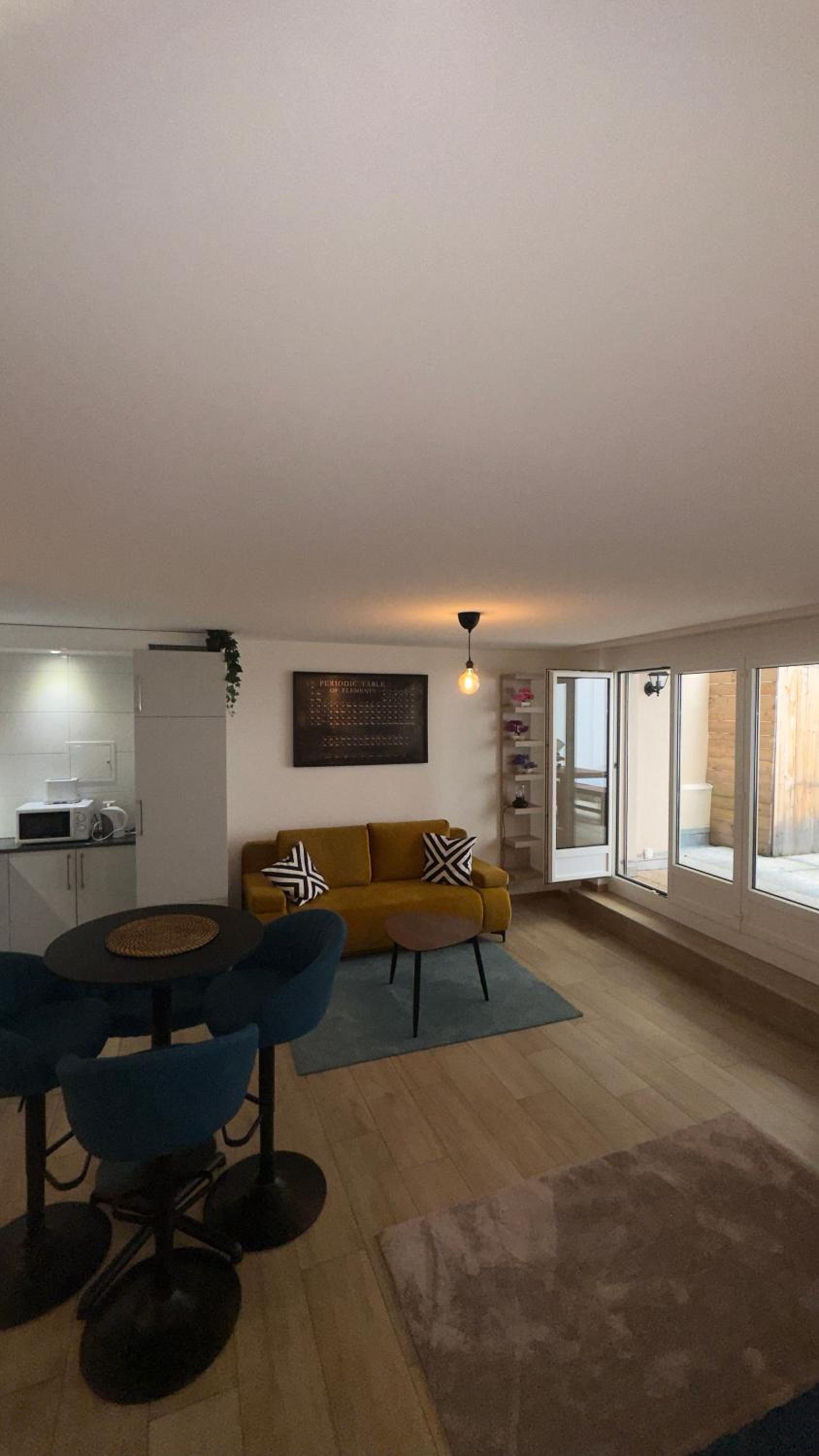 Montreux centre ville lac appartement