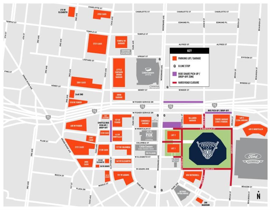 Less than 1mi to Little Caesars Arena, 2BR with Free Parking view 2
