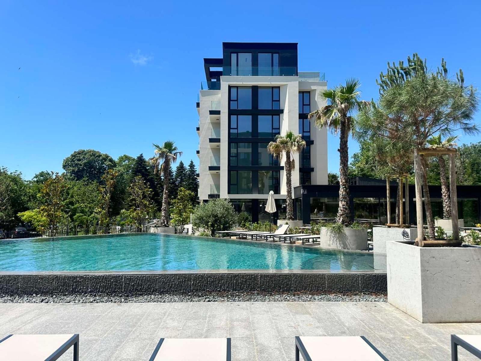 Boho Sea View One-bedroom Pool & SPA apartment