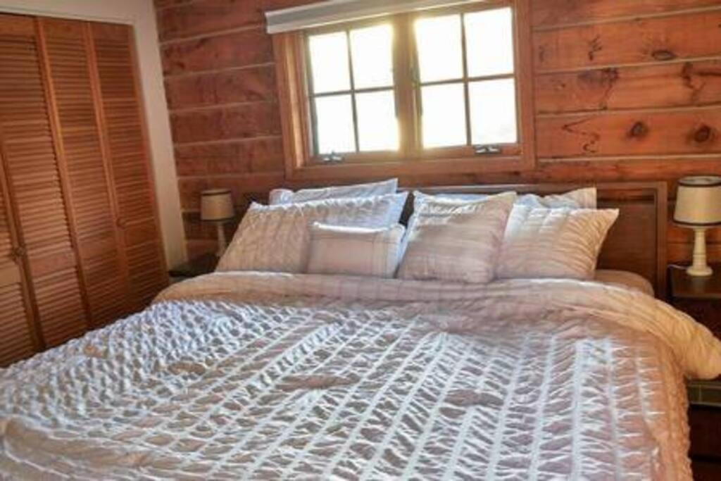 St Lawrence River Modern Log Home view 3