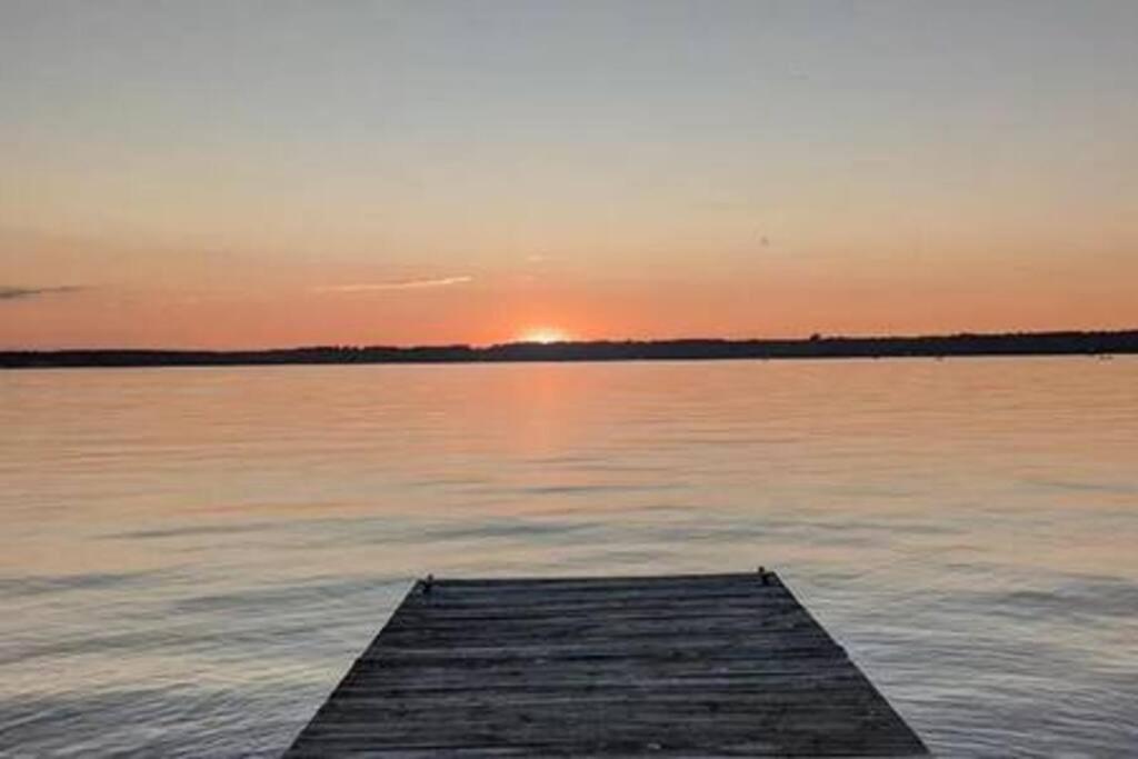 St Lawrence River Modern Log Home view 5